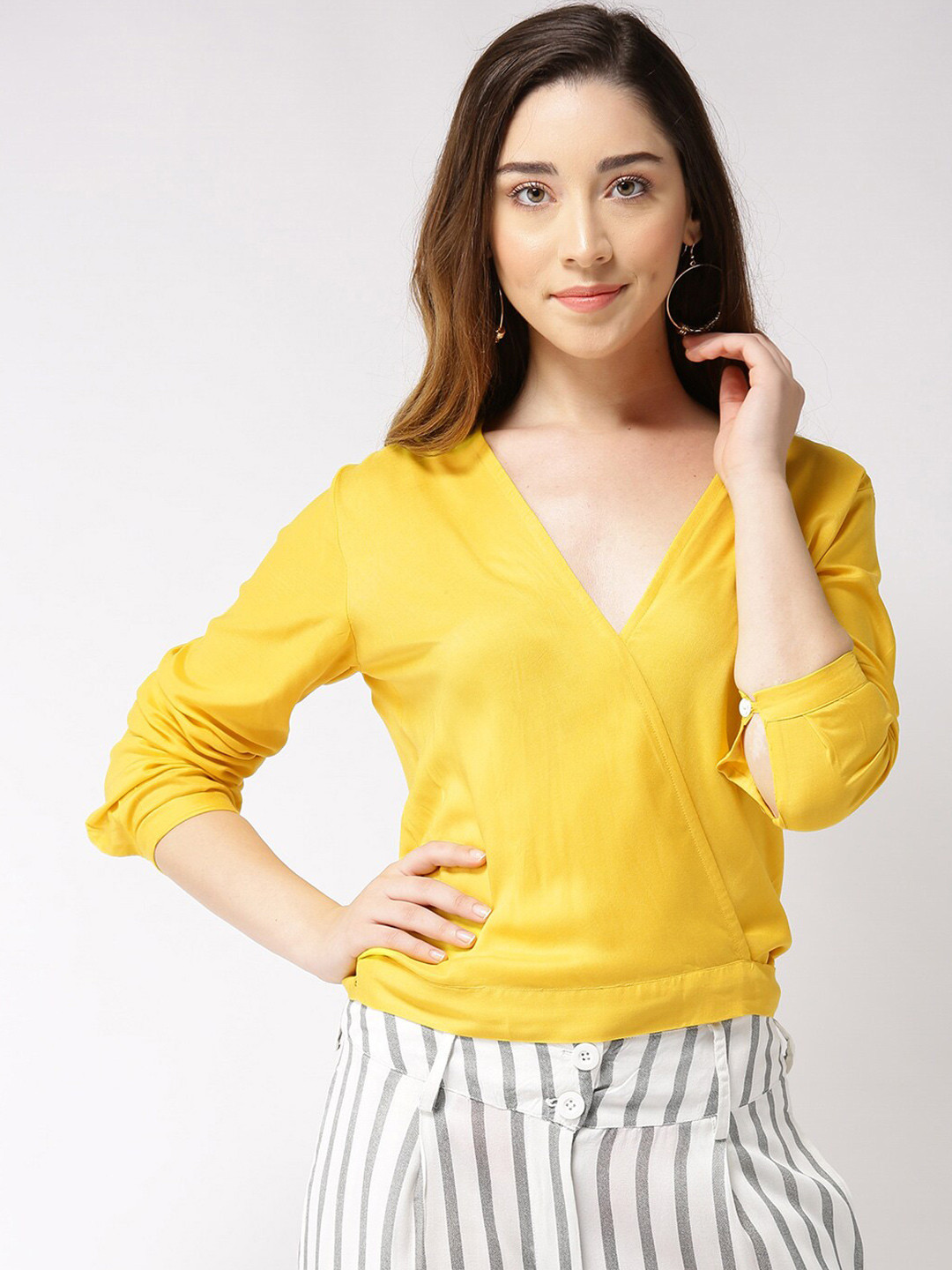 Sera V-Neck Wrap Top