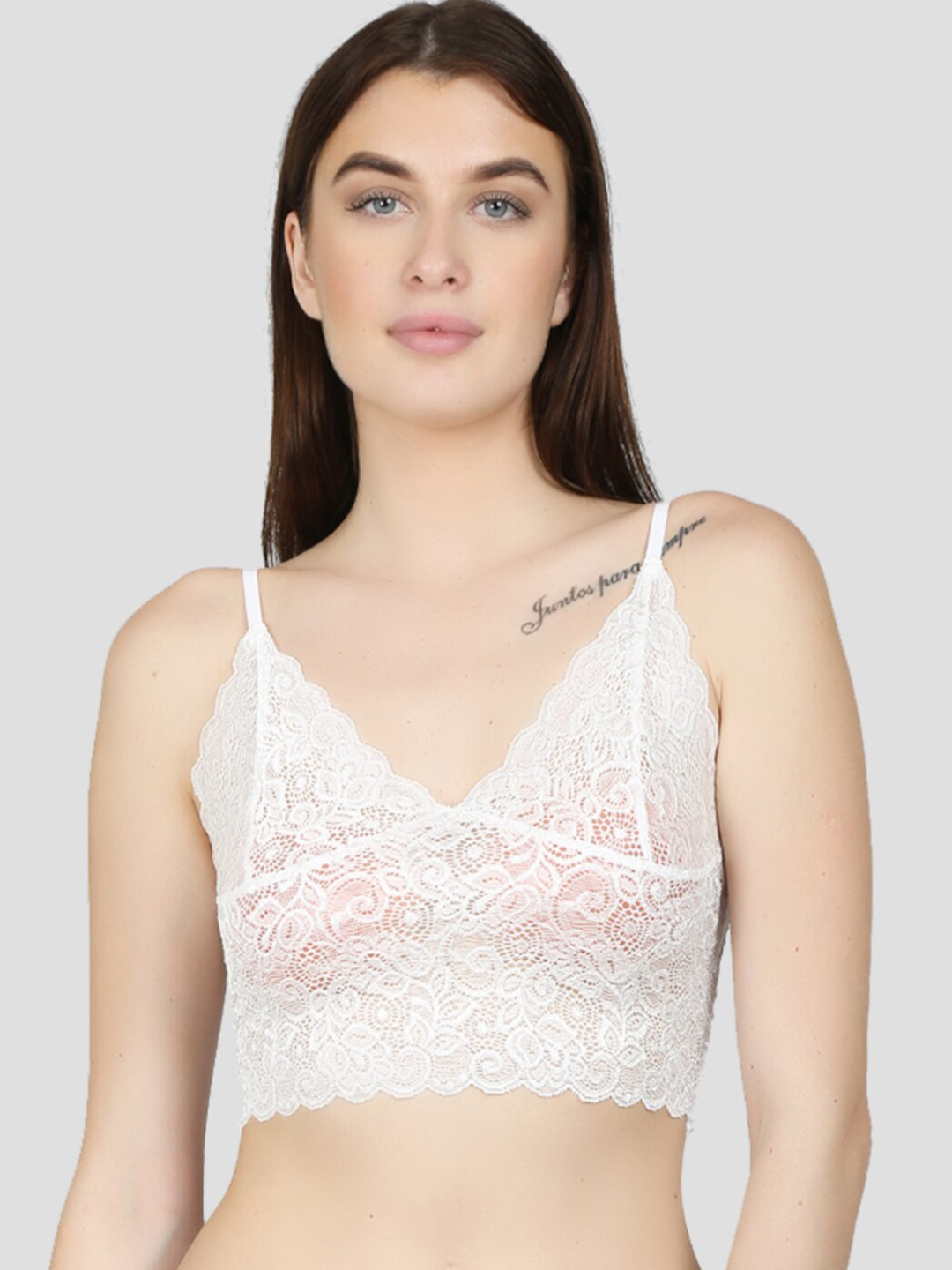 N-Gal Floral Bralette Non Padded Bridal Bra
