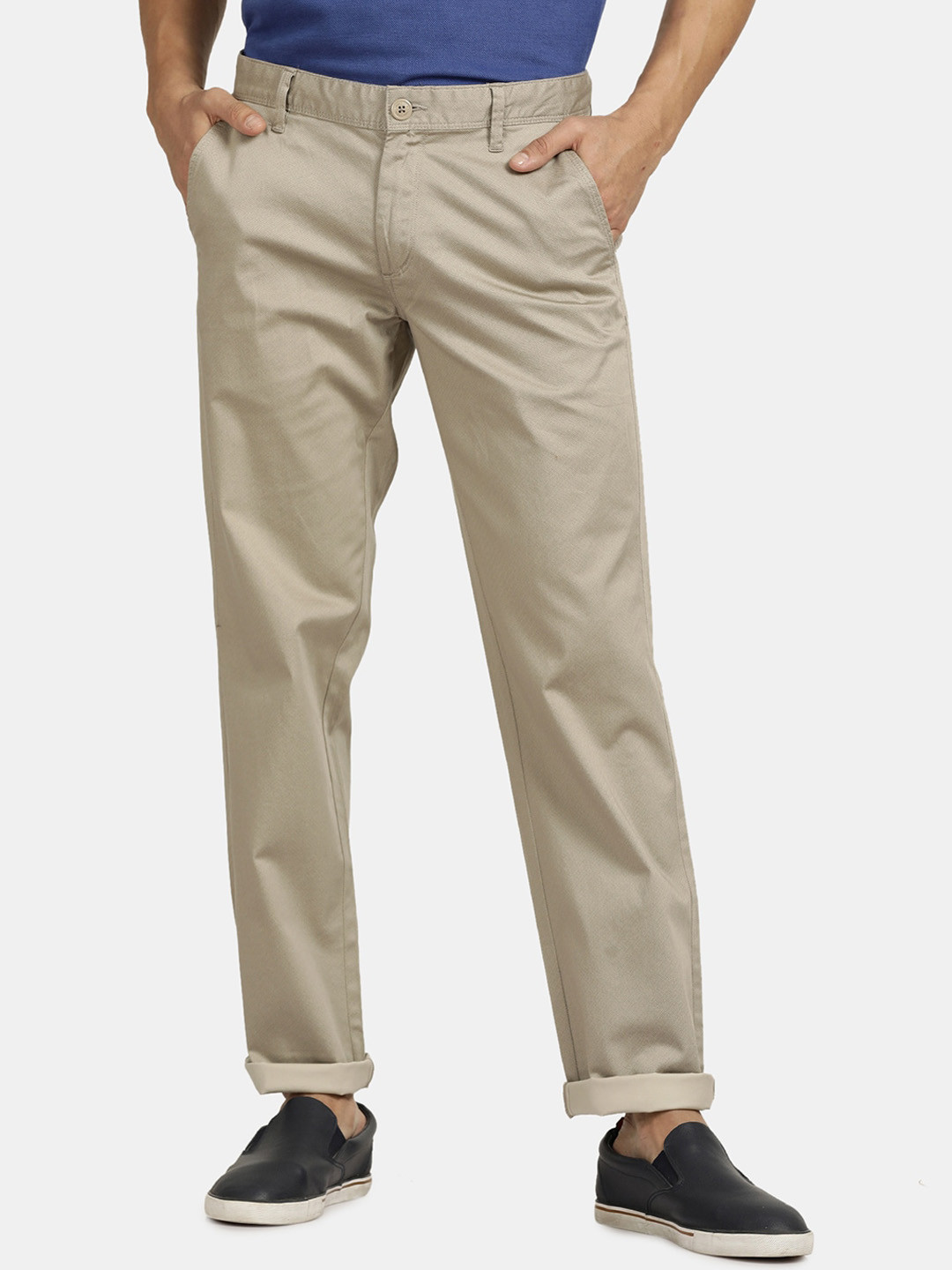 t-base Men Cotton Chinos Trousers