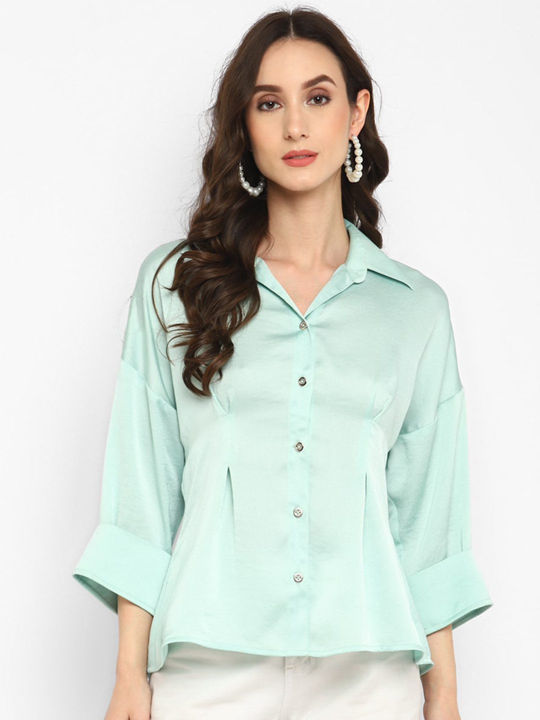 Taurus Women Pleated Casual Shirt