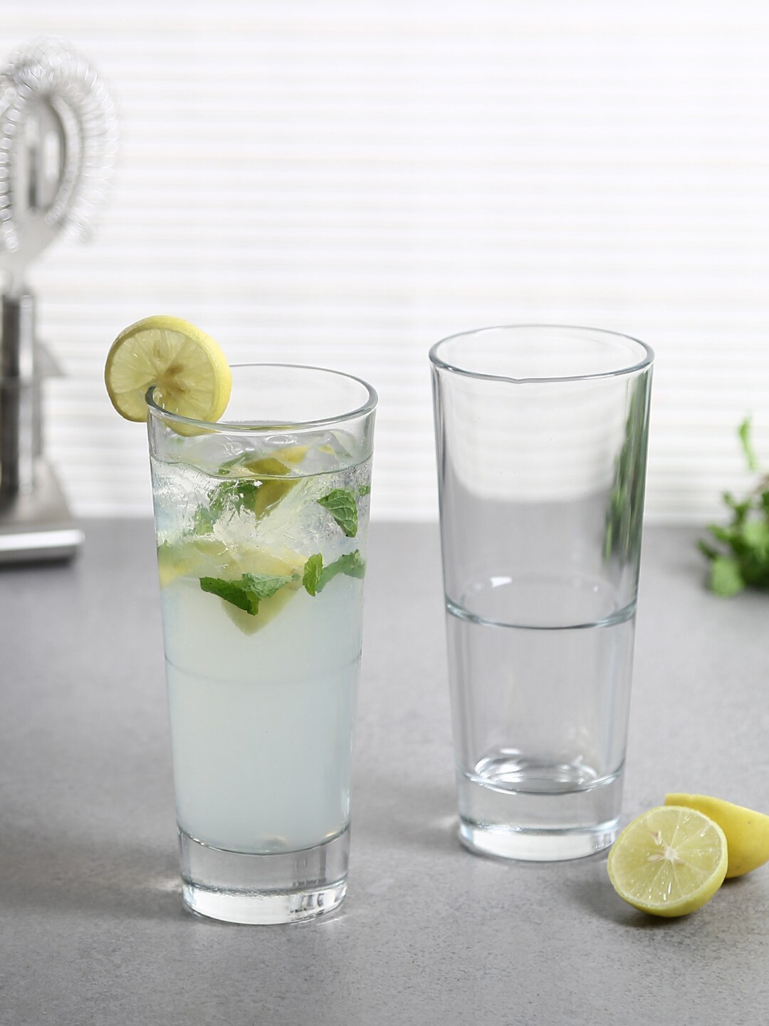smart serve Oxford Transparent 6 Pcs Cocktail Glasses 290 ml Each