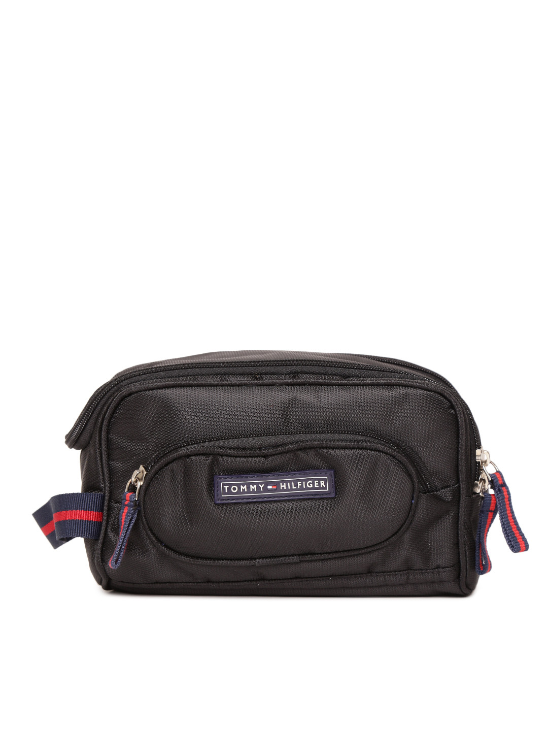 Tommy Hilfiger Unisex Black Travel Pouch