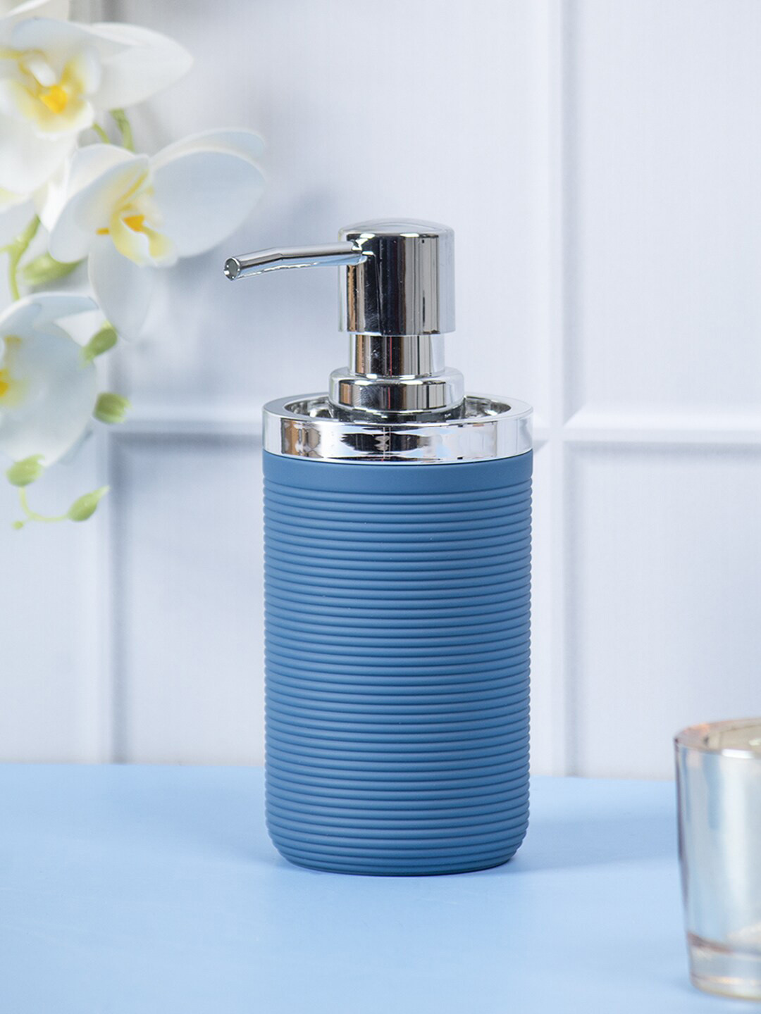 MARKET99 Blue Textured Soap Dispenser 240 ml