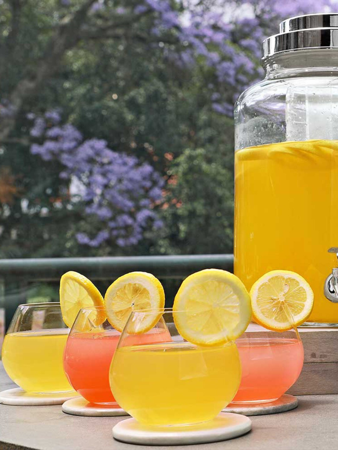 smart serve Amoroso Transparent 2 Pcs Stemless Crystal Wine Glass 340 ml Each