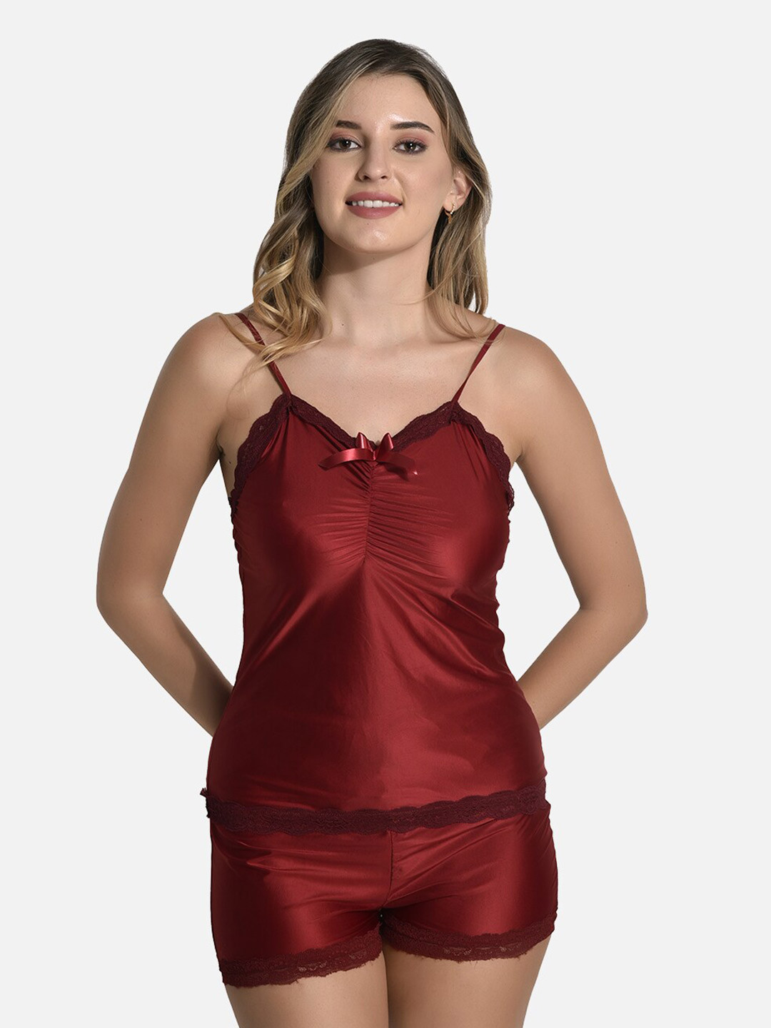 StyFun Women Sleeveless Night Suit