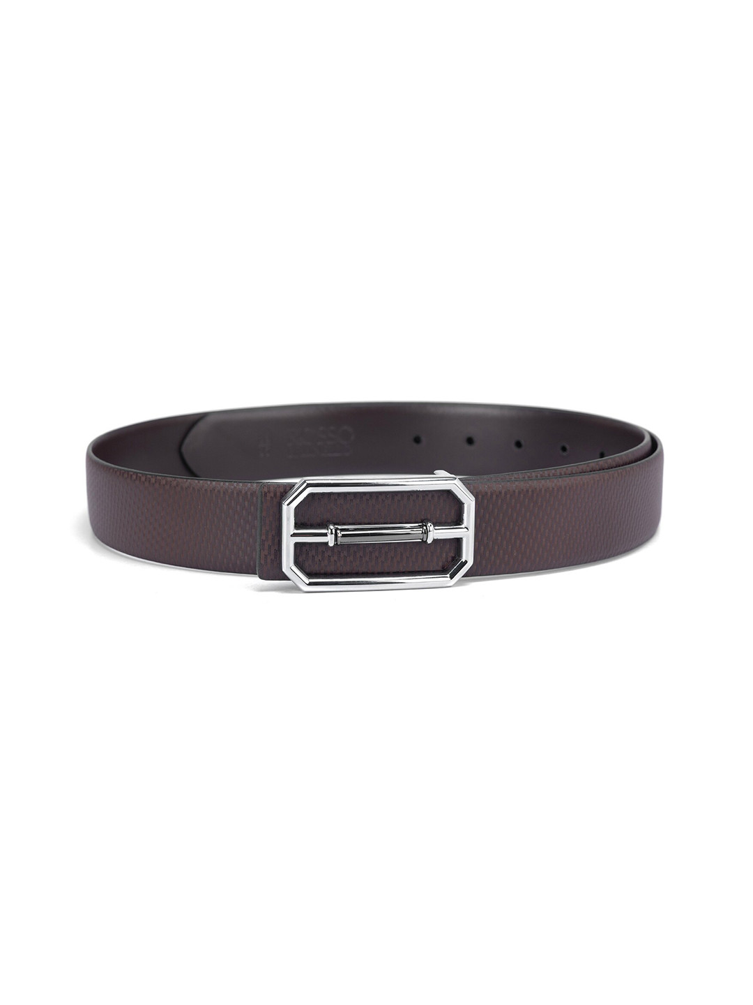 ROSSO BRUNELLO Men Leather Formal Belt
