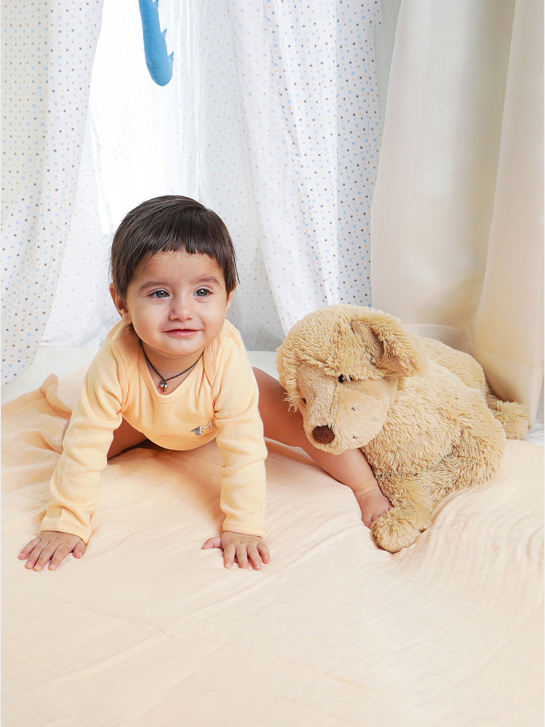 MiArcus Golden Retriver Dog Soft Plush Toy Brown - Length 50 Cm