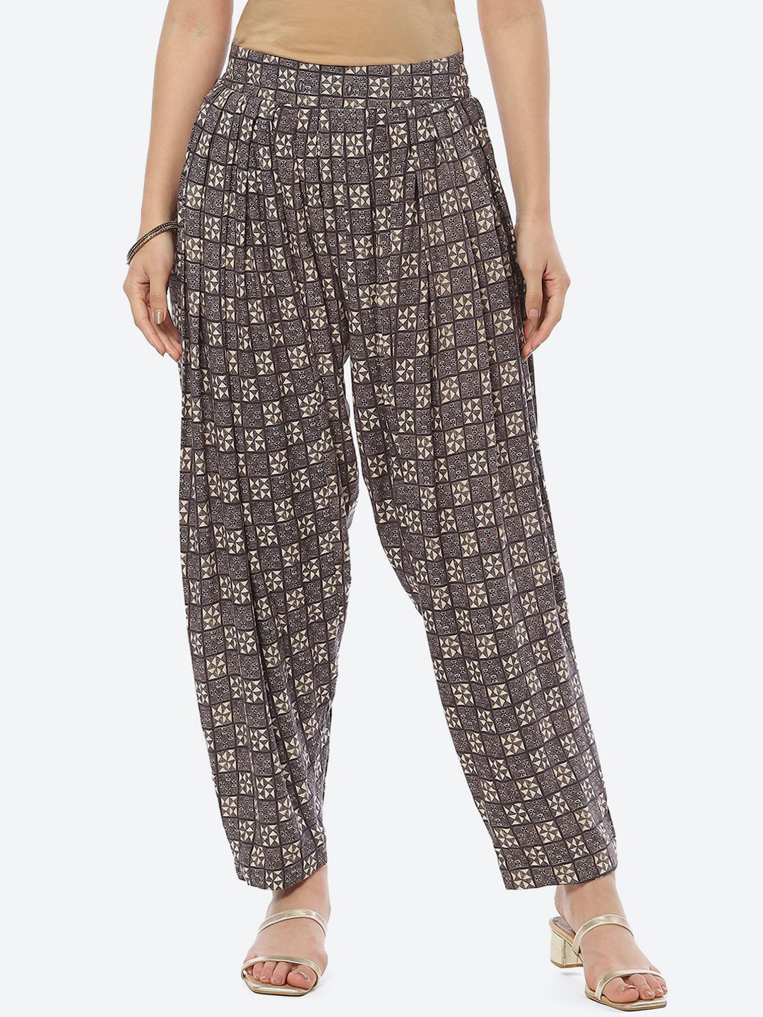 Biba Women Printed Loose-Fit Salwar