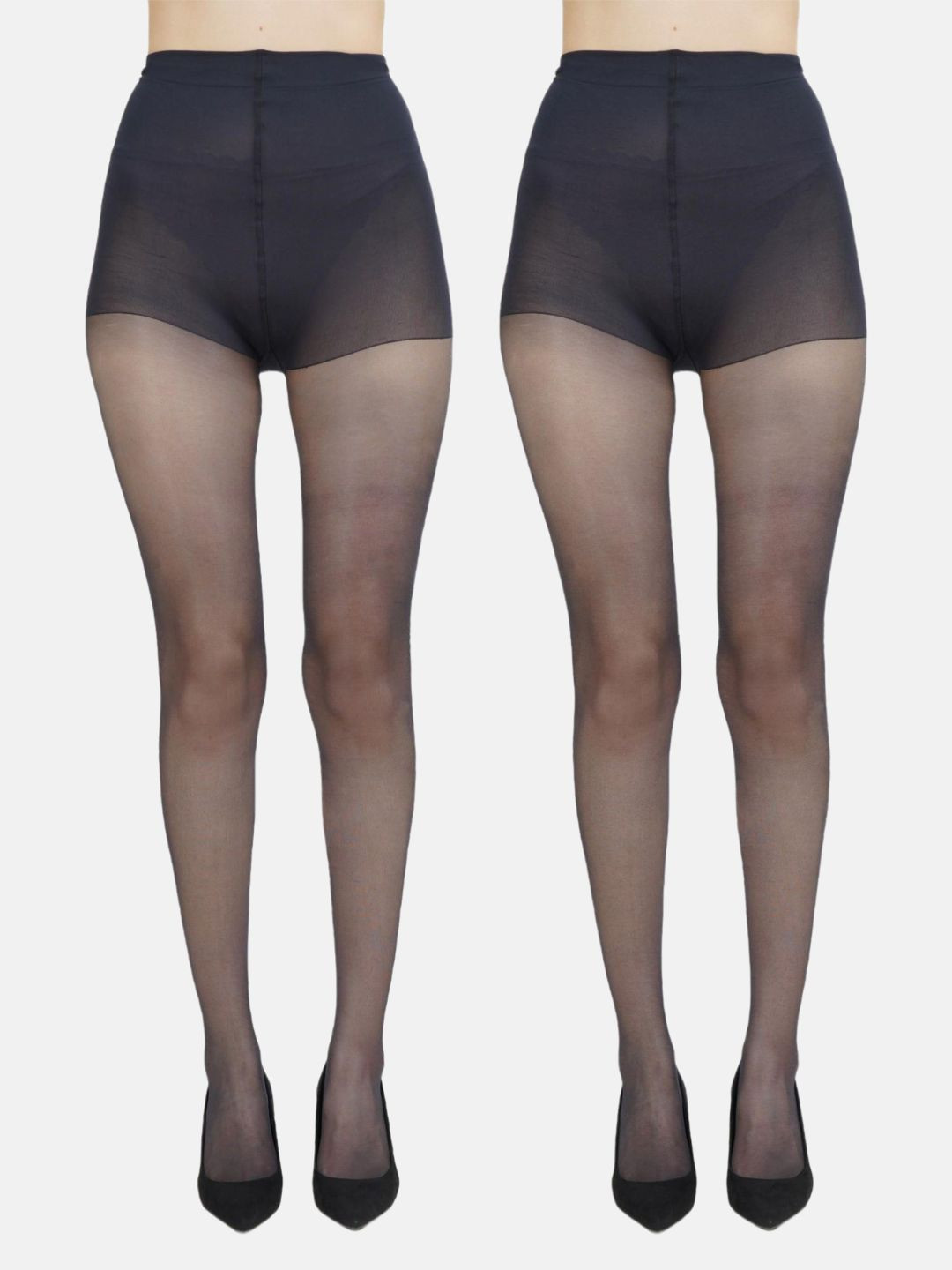 N2S NEXT2SKIN Pack Of 2 Sheer Low Denier Pantyhose Stockings