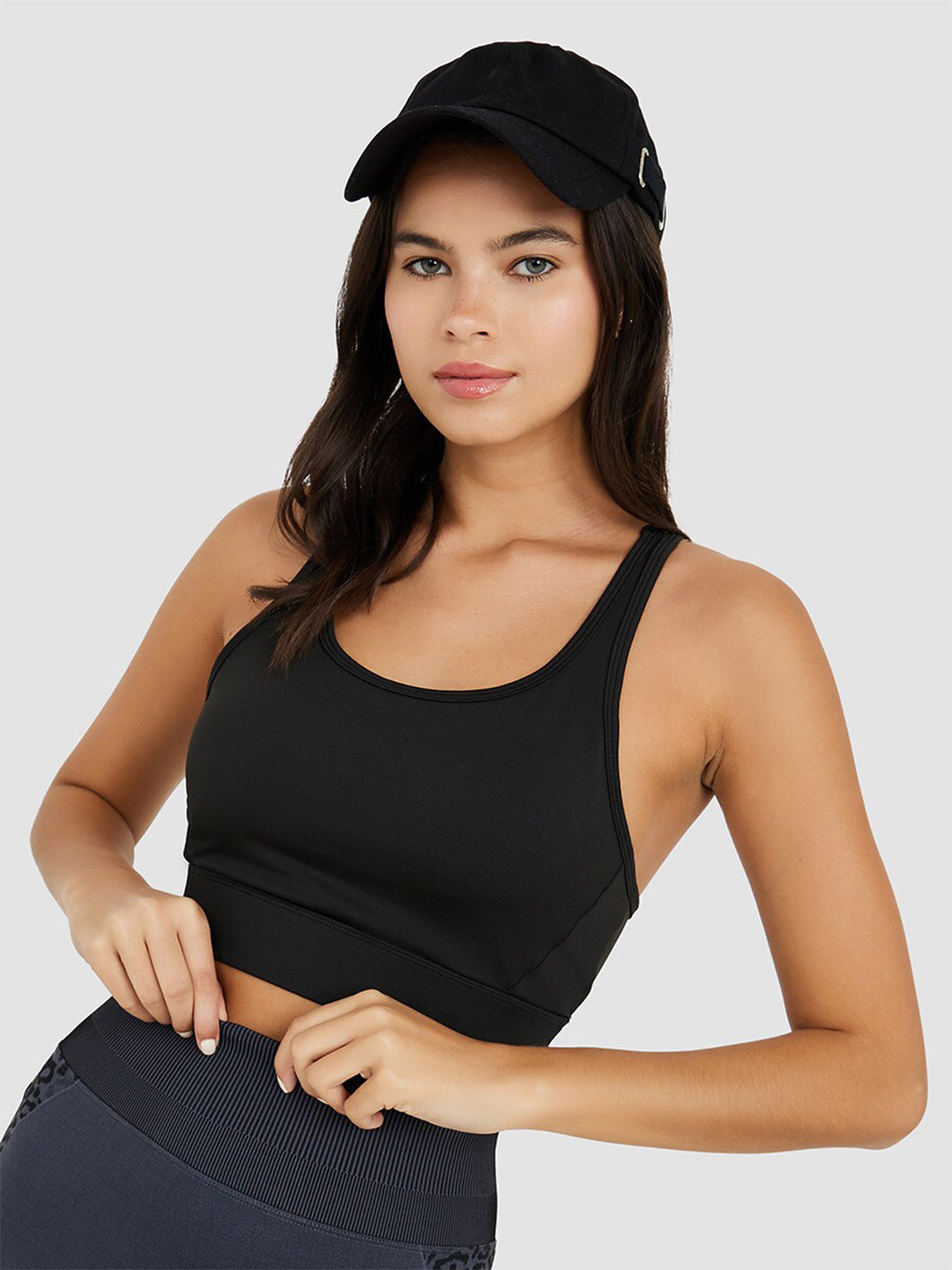 Styli Lightly Padded Super Support Workout All Day Comfort Styled Back Bra