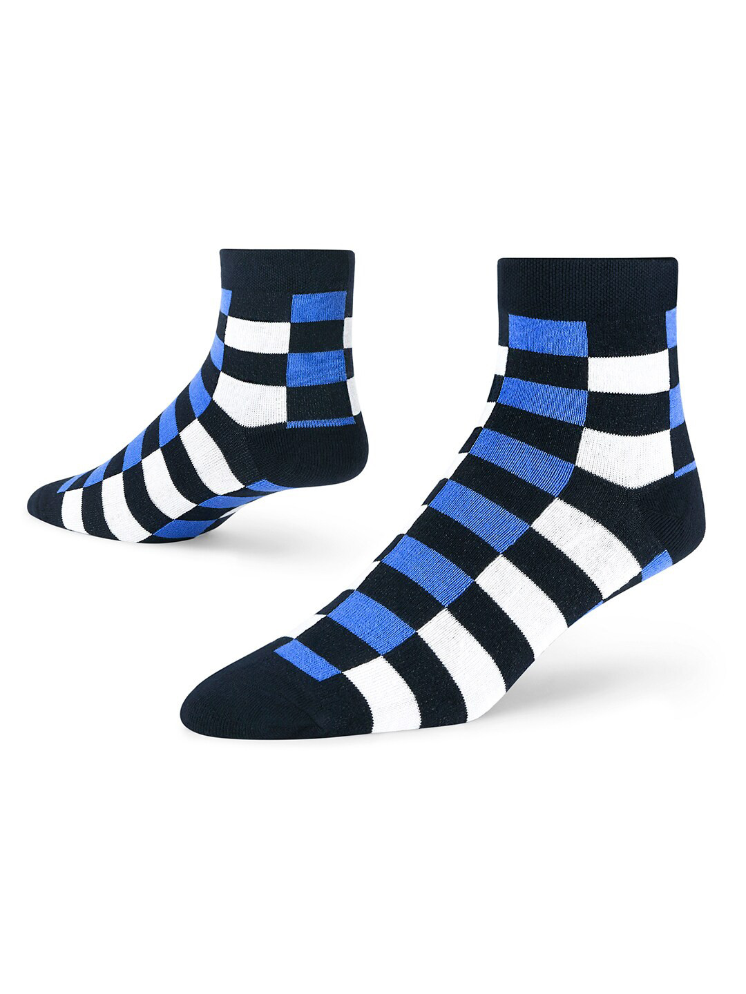Dynamocks Checked Ankle Length Socks