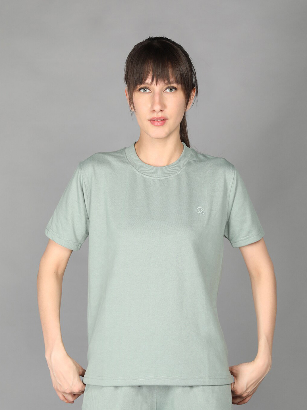 CHKOKKO Women Cotton Loose Fit T-shirt