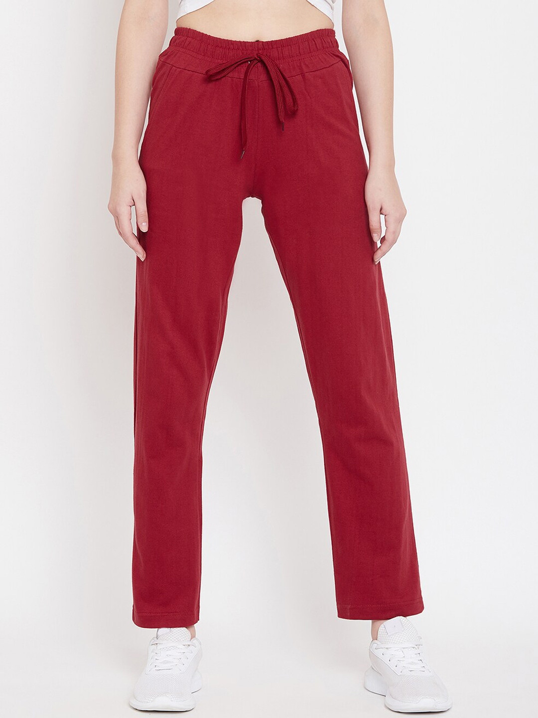 StyleStone Women Mid-Rise Cotton Track Pants