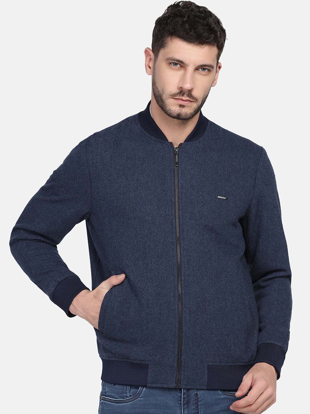Blackberrys Men Cotton Bomber Jacket
