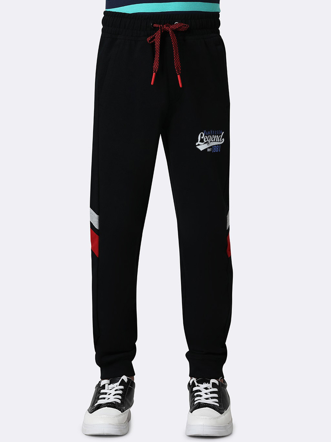 Van Heusen Boys Printed Cotton Smart Tech Easy Stain Release Urban Joggers