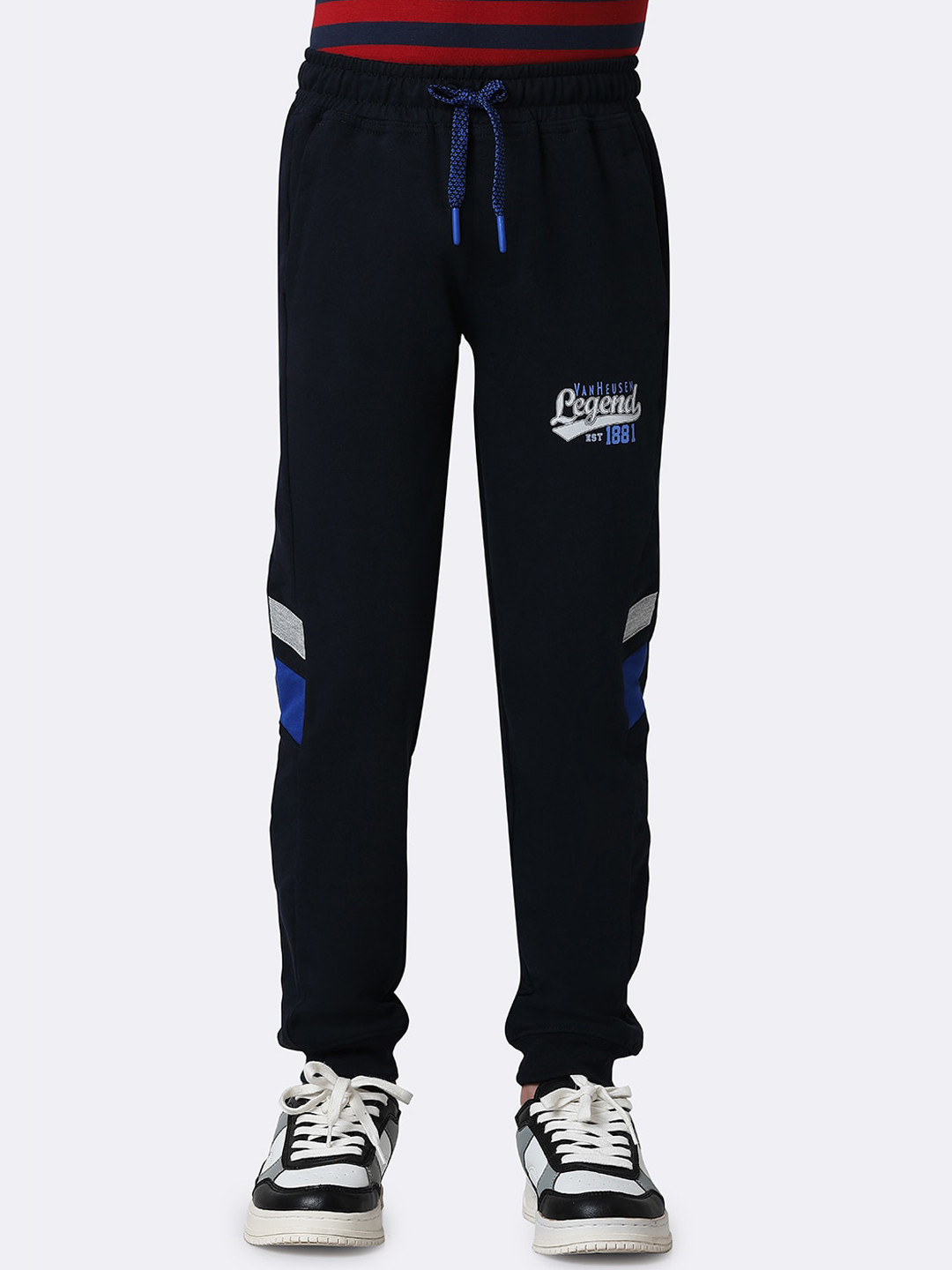 Van Heusen Boys Printed Cotton Smart Tech Easy Stain Release Urban Joggers