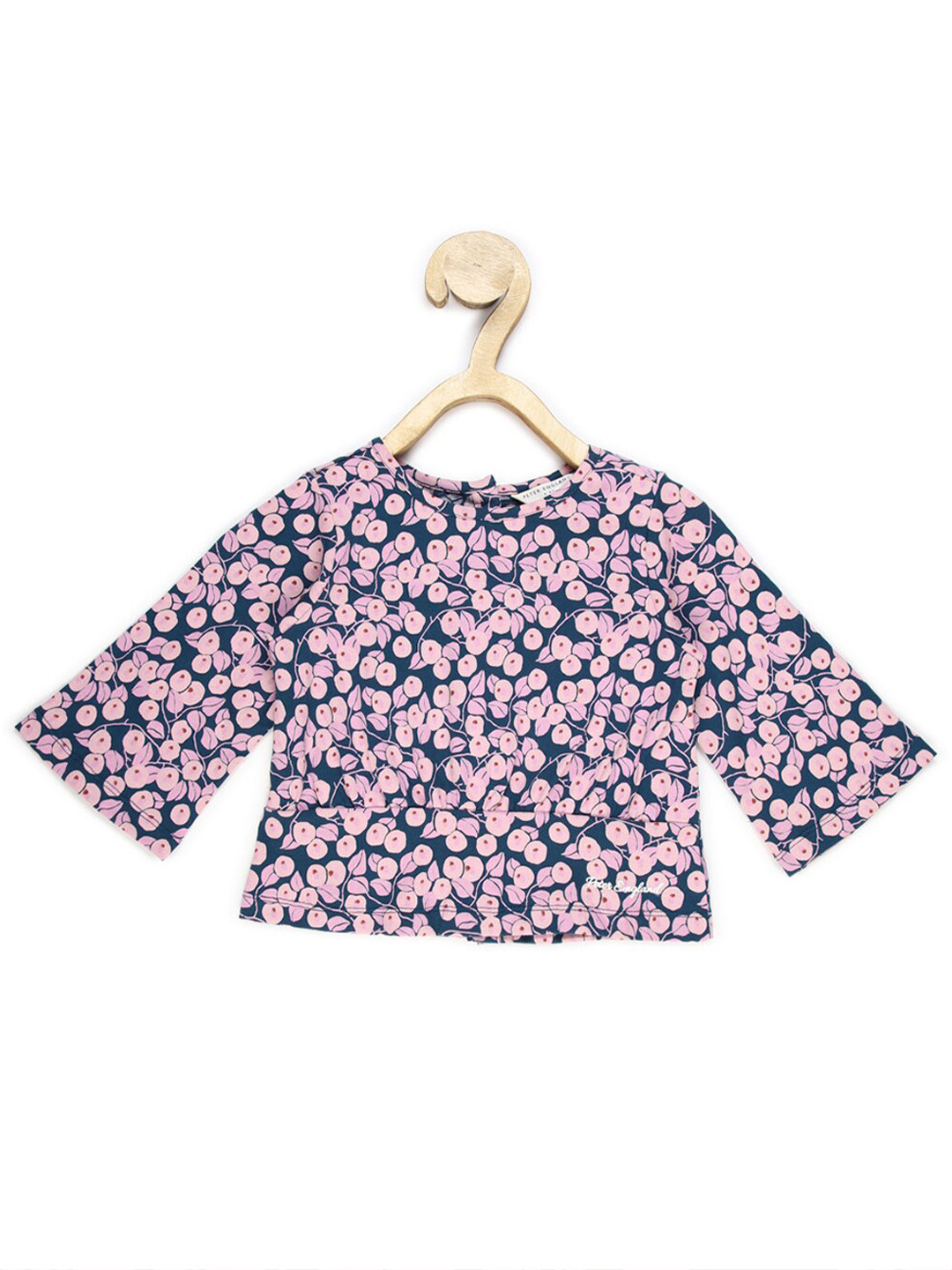 Peter England Girls Floral Printed Pure Cotton Top