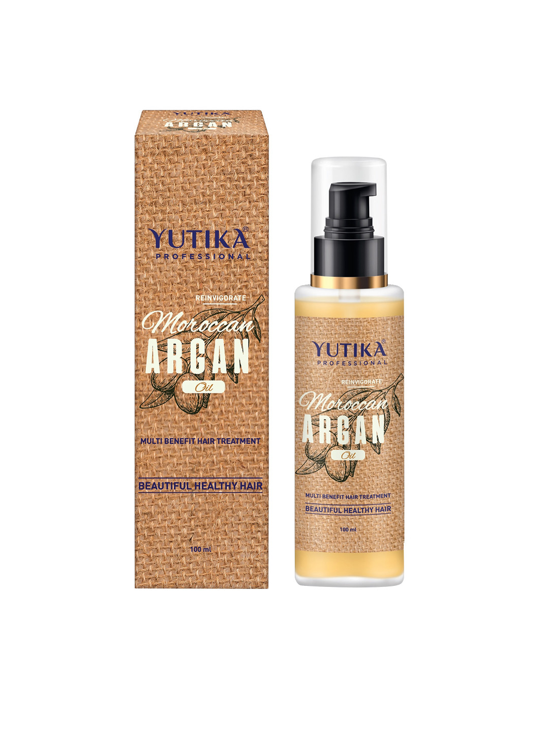 YUTIKA Reinvigorate Moroccan Argan Hair Oil - 100ml