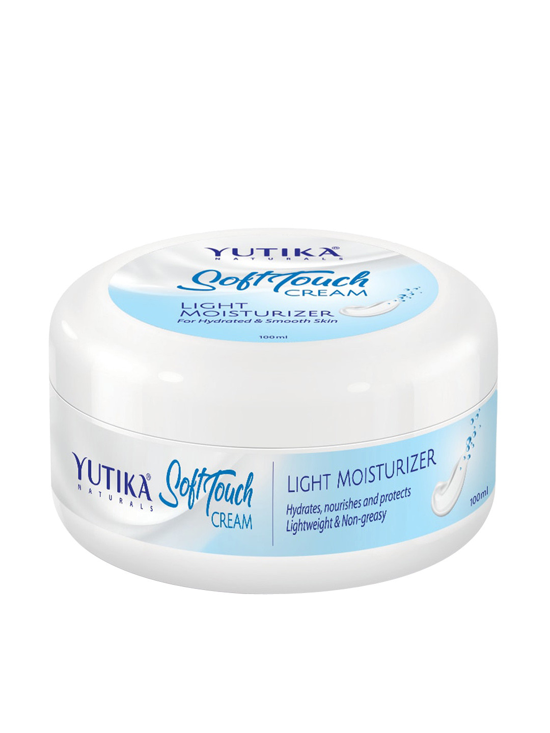 YUTIKA Naturals Soft Touch Light Moisturizer Cream with Vitamin E & Shea Butter - 100 g