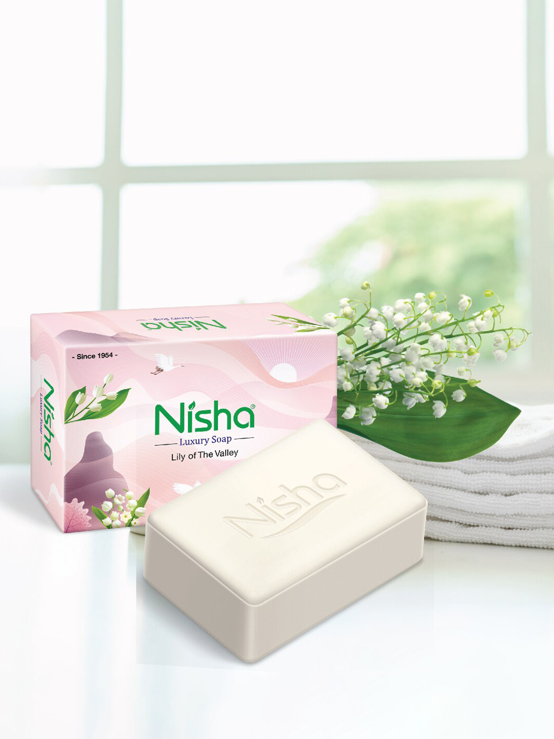 Nisha Luxury Set Of 3 Lily of The Valley Soap 100 gm Each