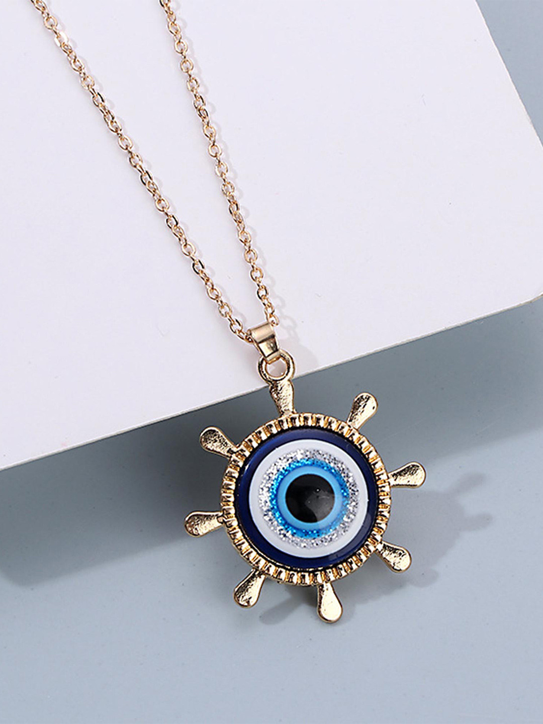 Pinapes Gold-Plated Evil eye Series Necklace
