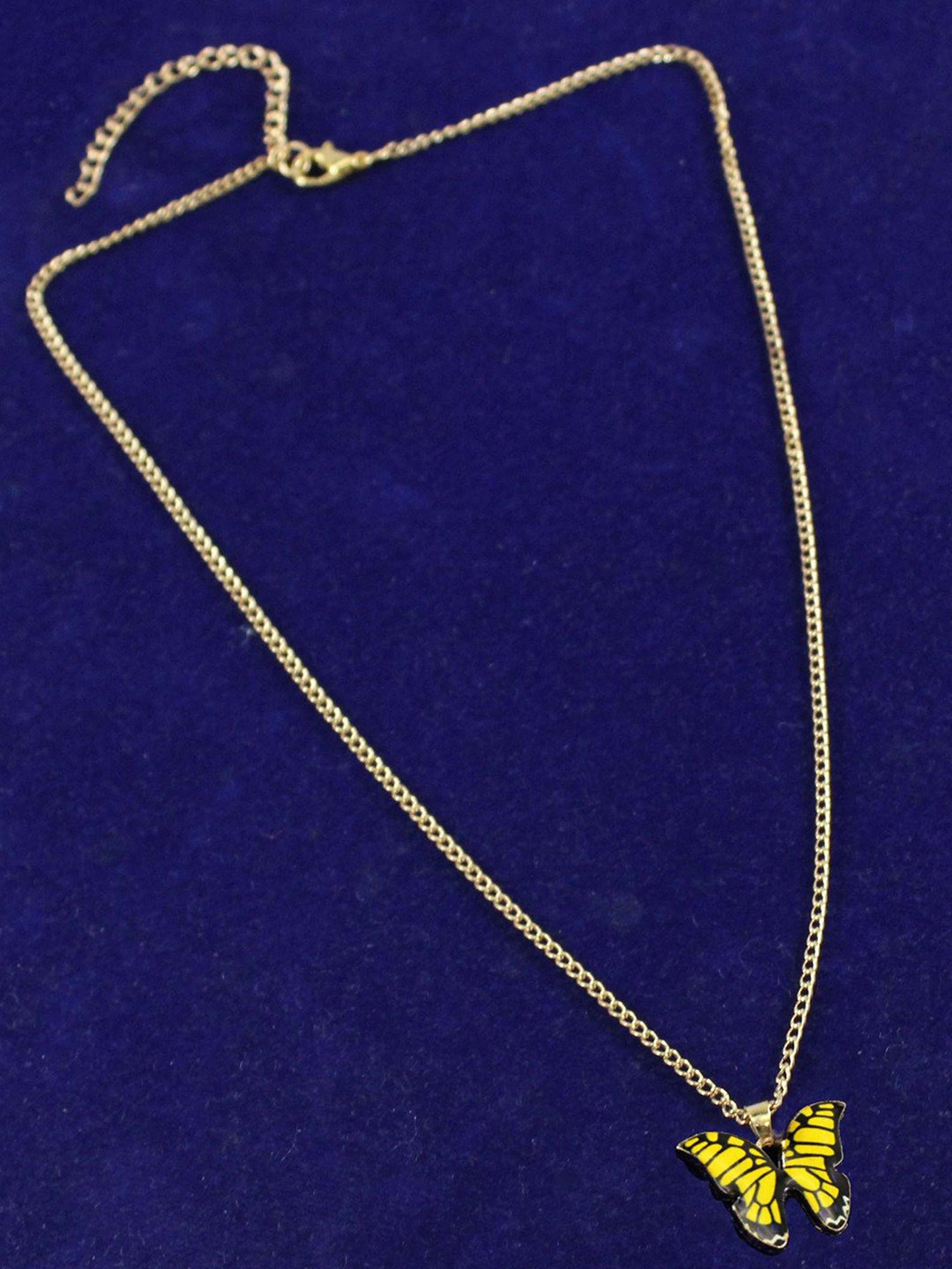 Pinapes Gold-Plated Butterfly Necklace