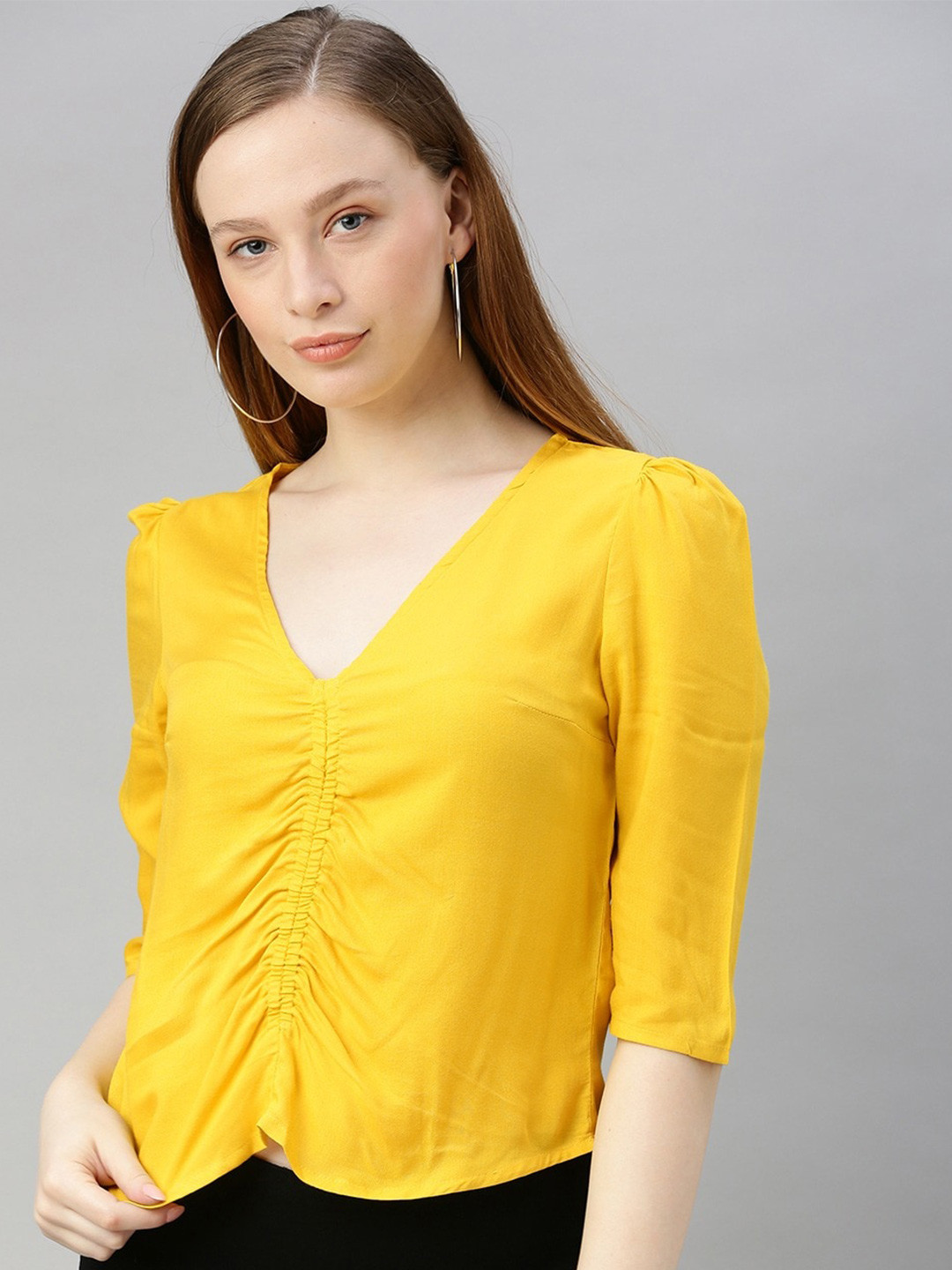 Sera Puff Sleeve Crop Top