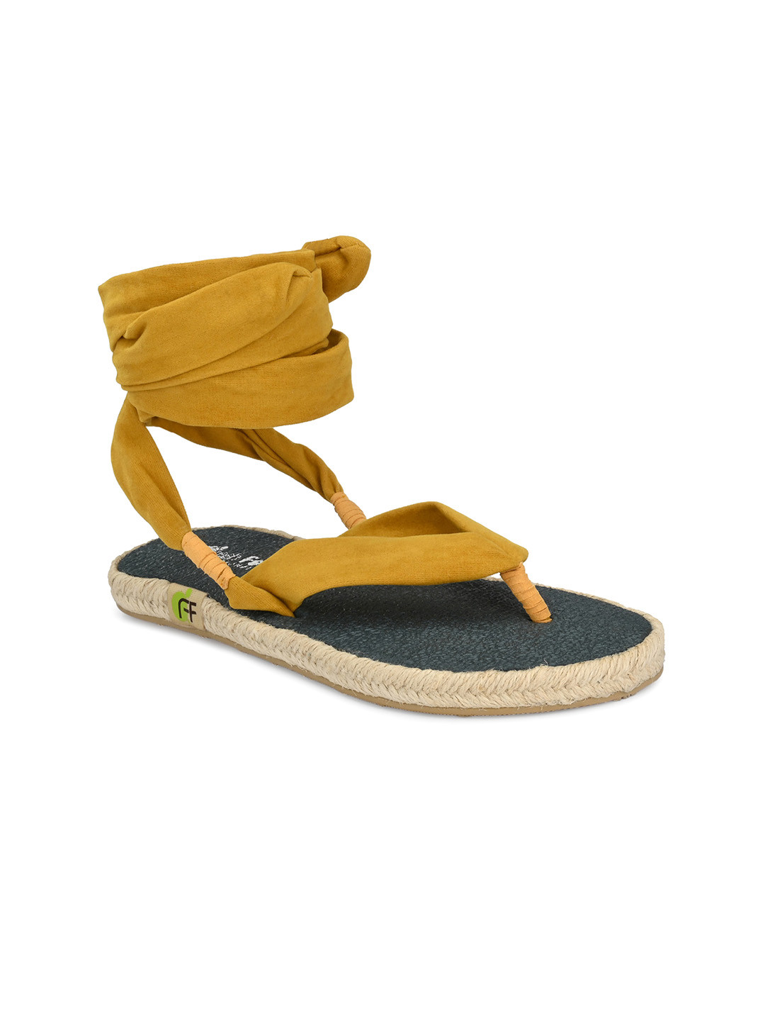 FRESH 1947 FEET Women Yoga Mat Velvet High-Top T-Strap Flats