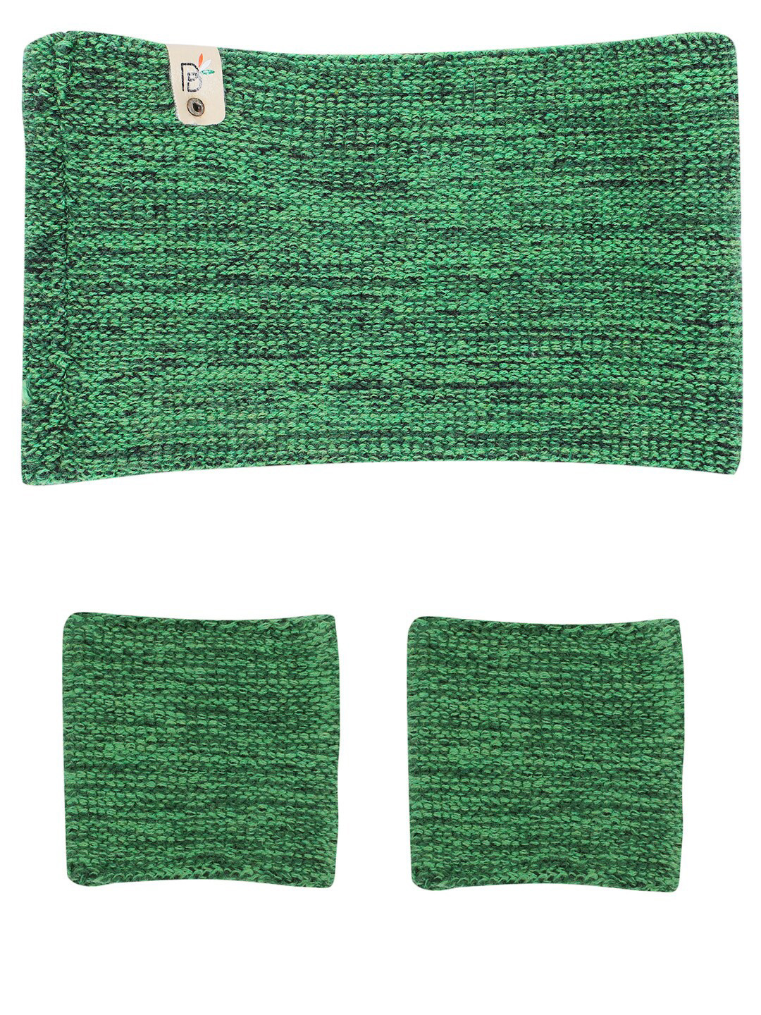 Bharatasya Women Pure Cotton Sports Headband & Wristband Set