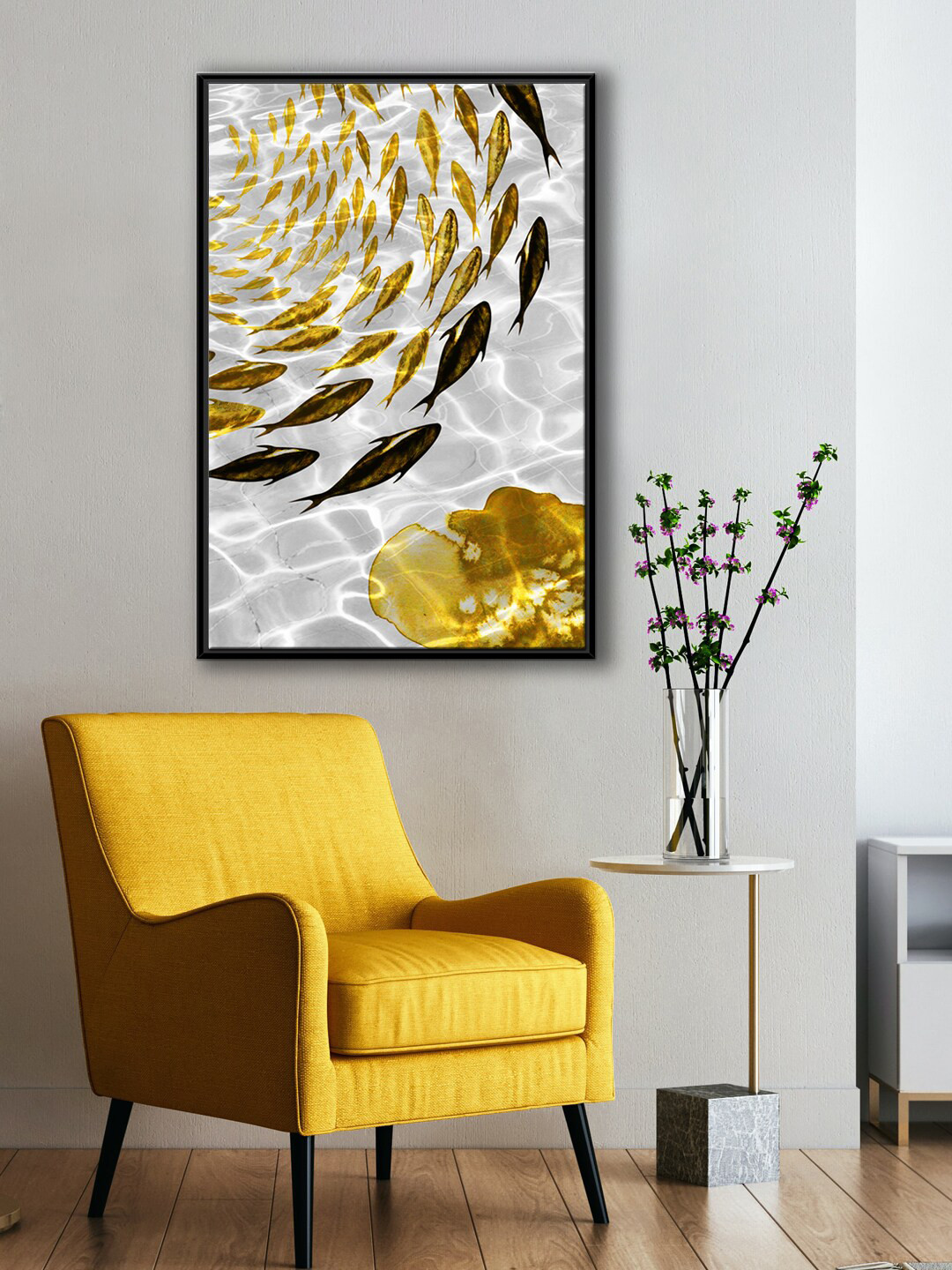 999Store Modern Canvas Wall Rectangle Paintings Wall Art - 36 x 24 In