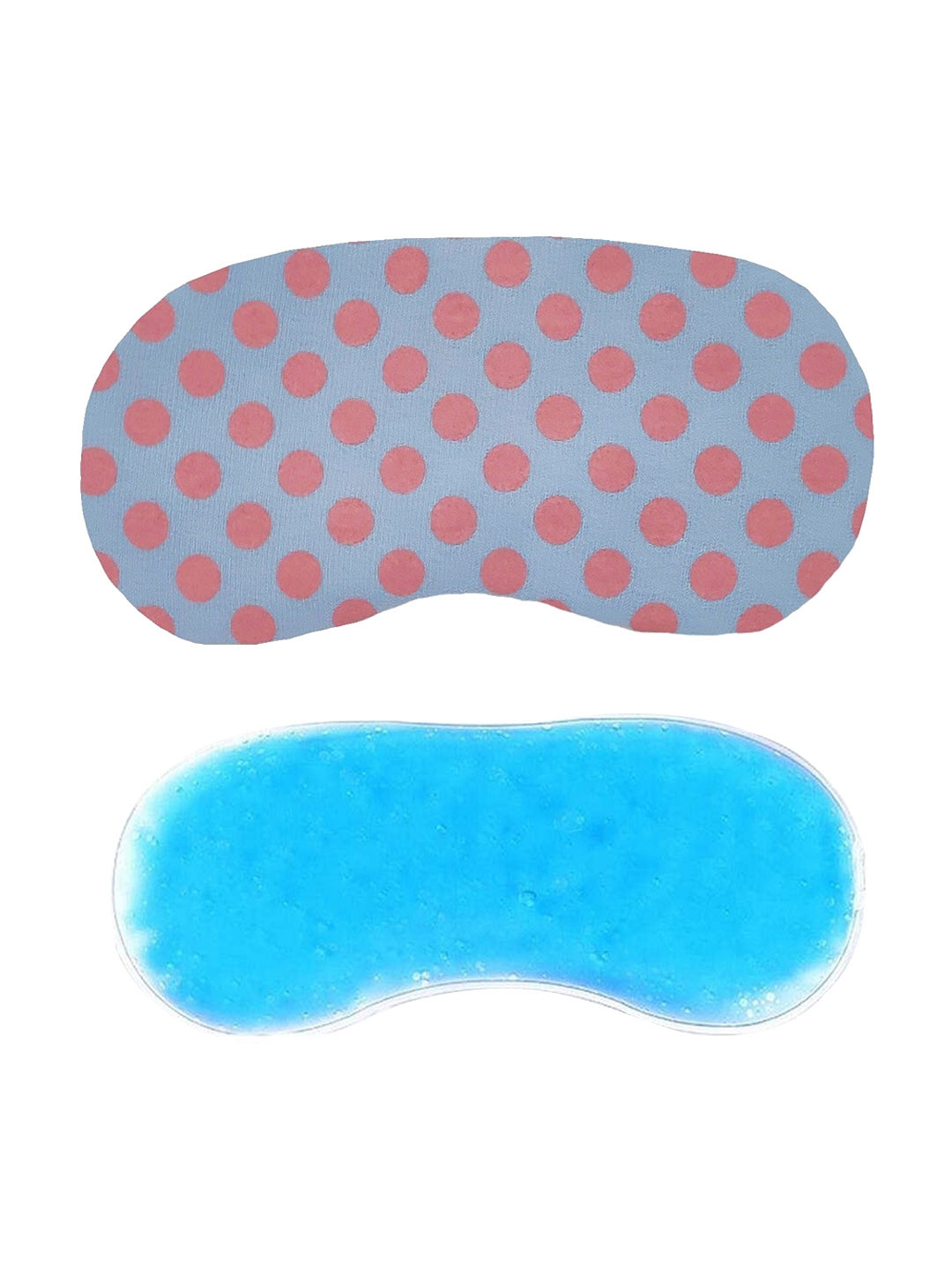 JENNA Polka Dot Printed Sleeping Eye Mask With Cooling Ice Gel