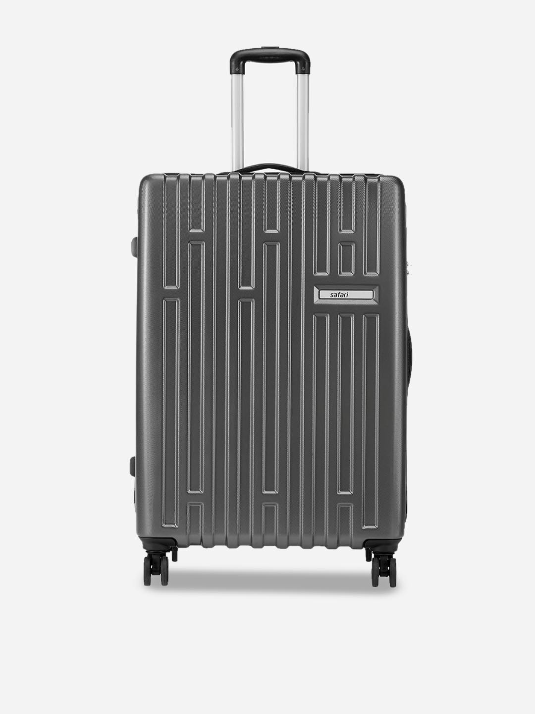 Safari Textured Hard-Sided Cabin Trolley Suitcase
