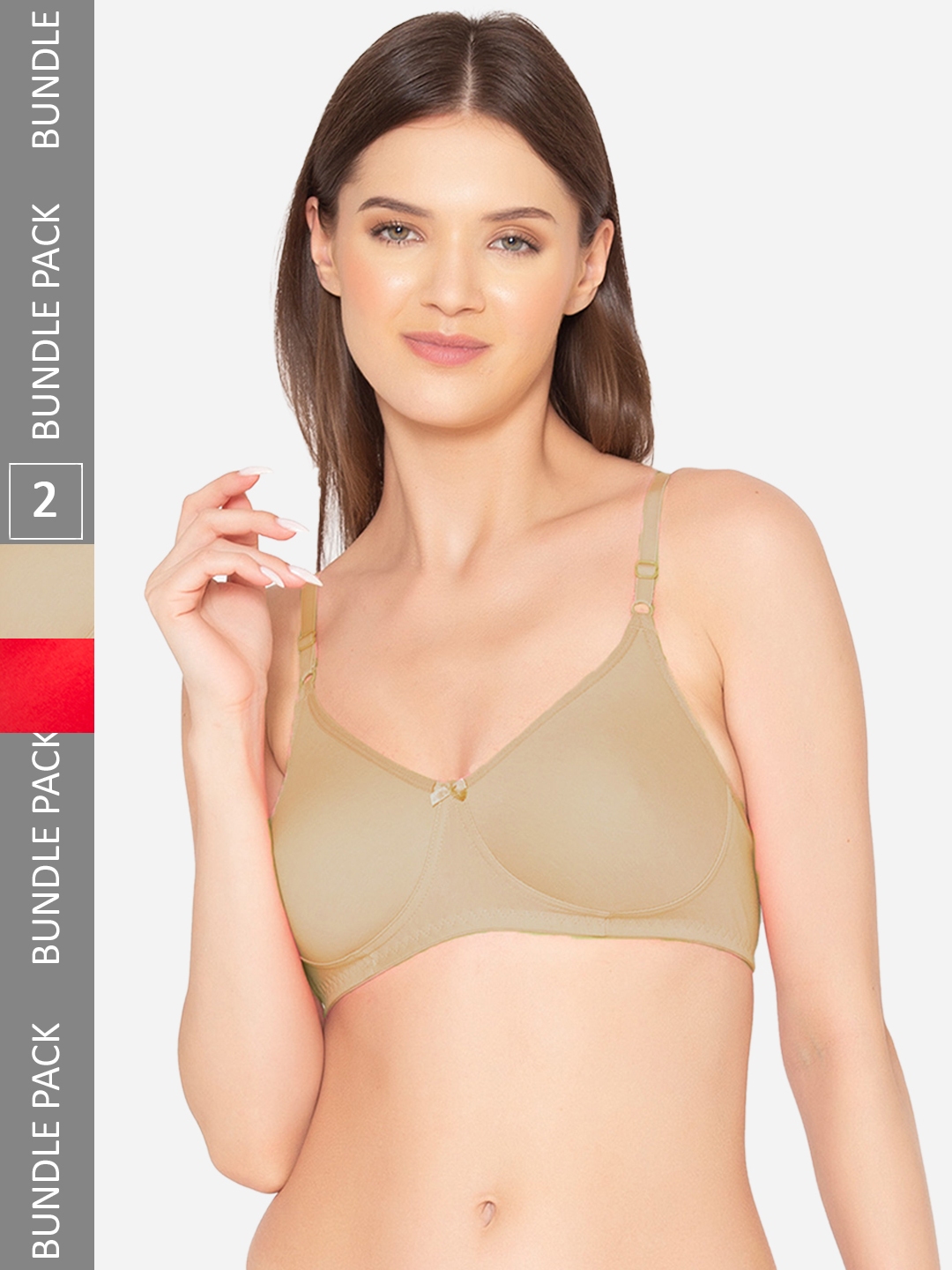 GROVERSONS Paris Beauty Pack of 2 Non-Padded Bra