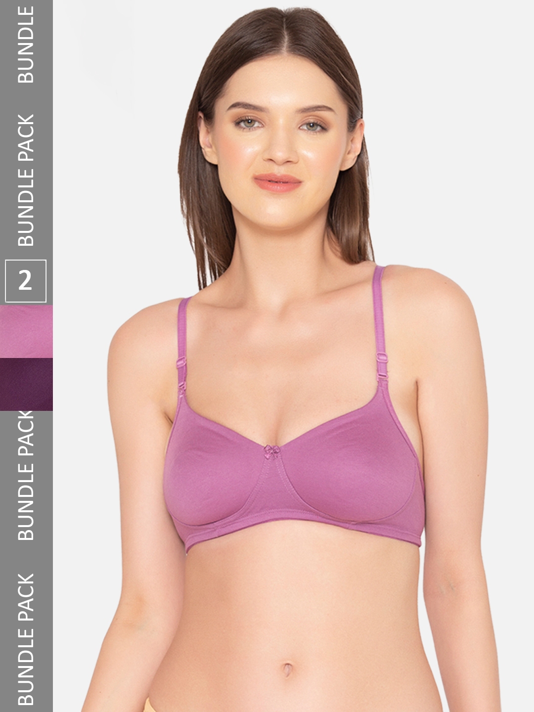 Groversons Paris Beauty Padded Non-Wired Seamless T-Shirt Bra