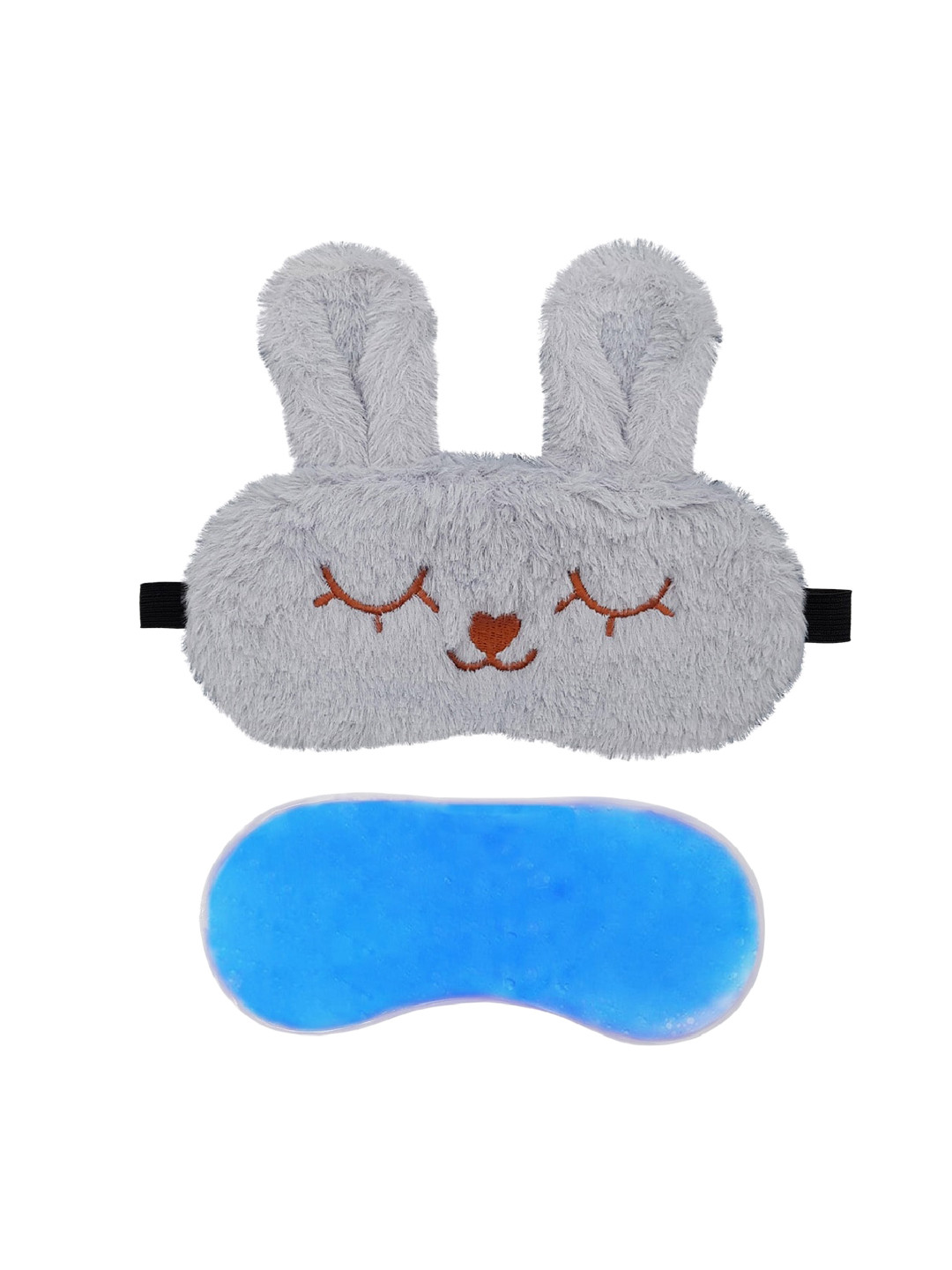 JENNA Fur Bunny Sleeping Eye Mask With Ice Gel