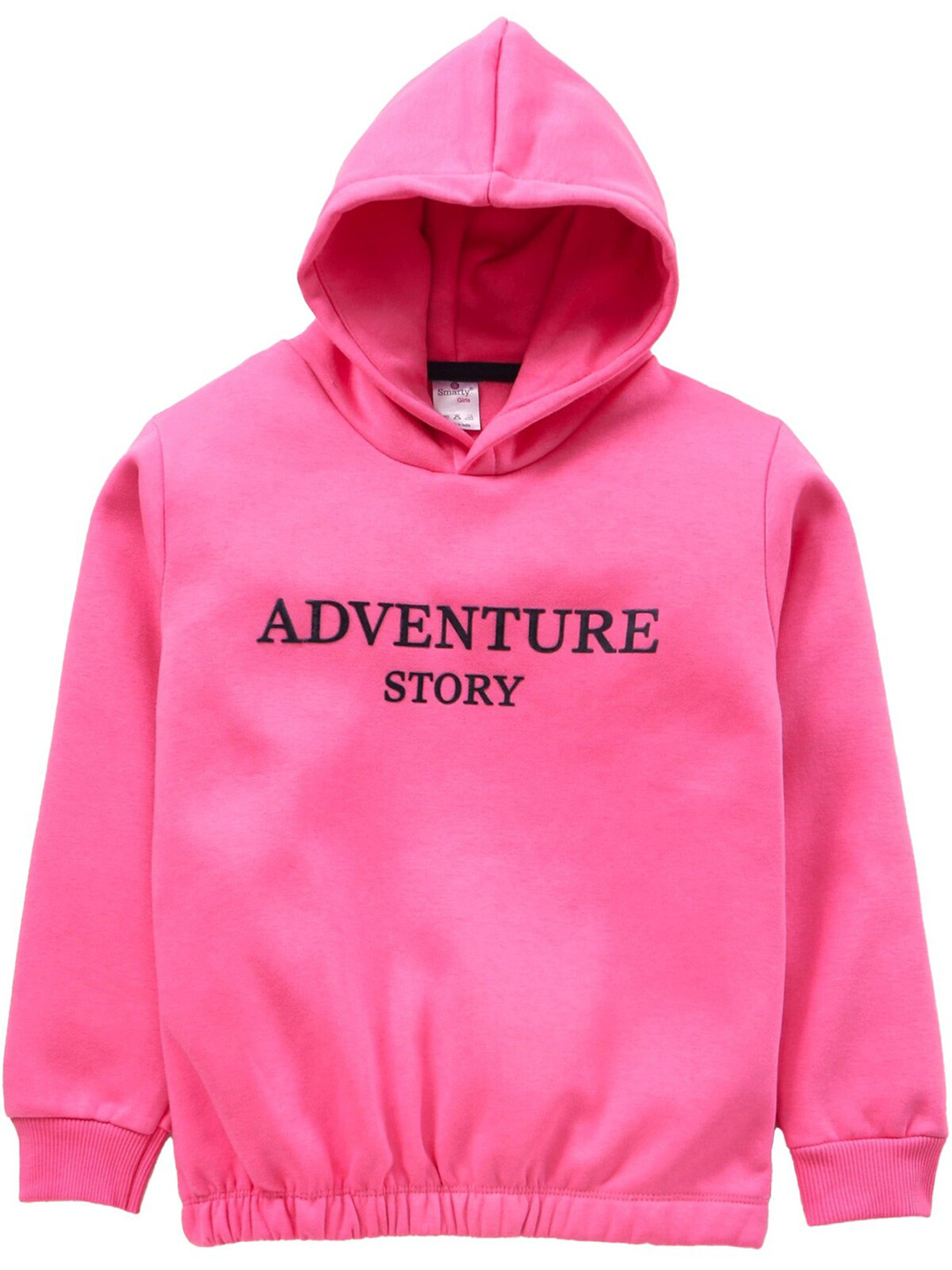 Smarty Boys Printed Hooded Fleece Sweatshirt