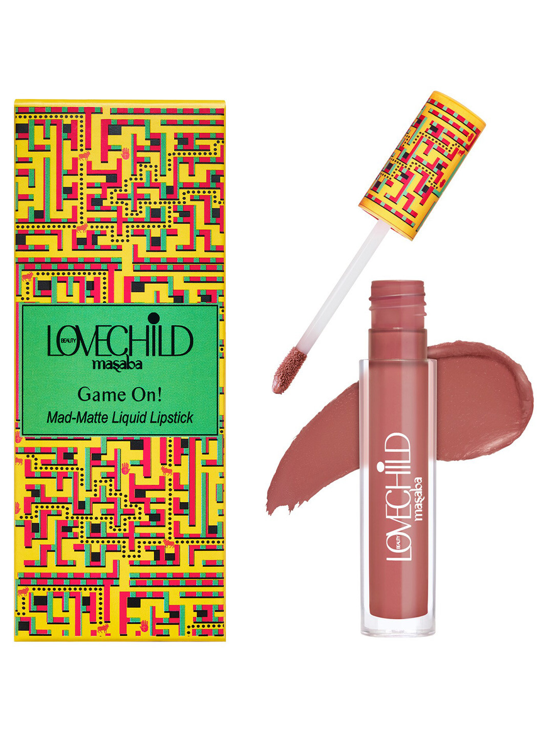 Lovechild Masaba Game On Mad-Matte Liquid Lipstick with Caffeine 5ml - Clear The Lane 11