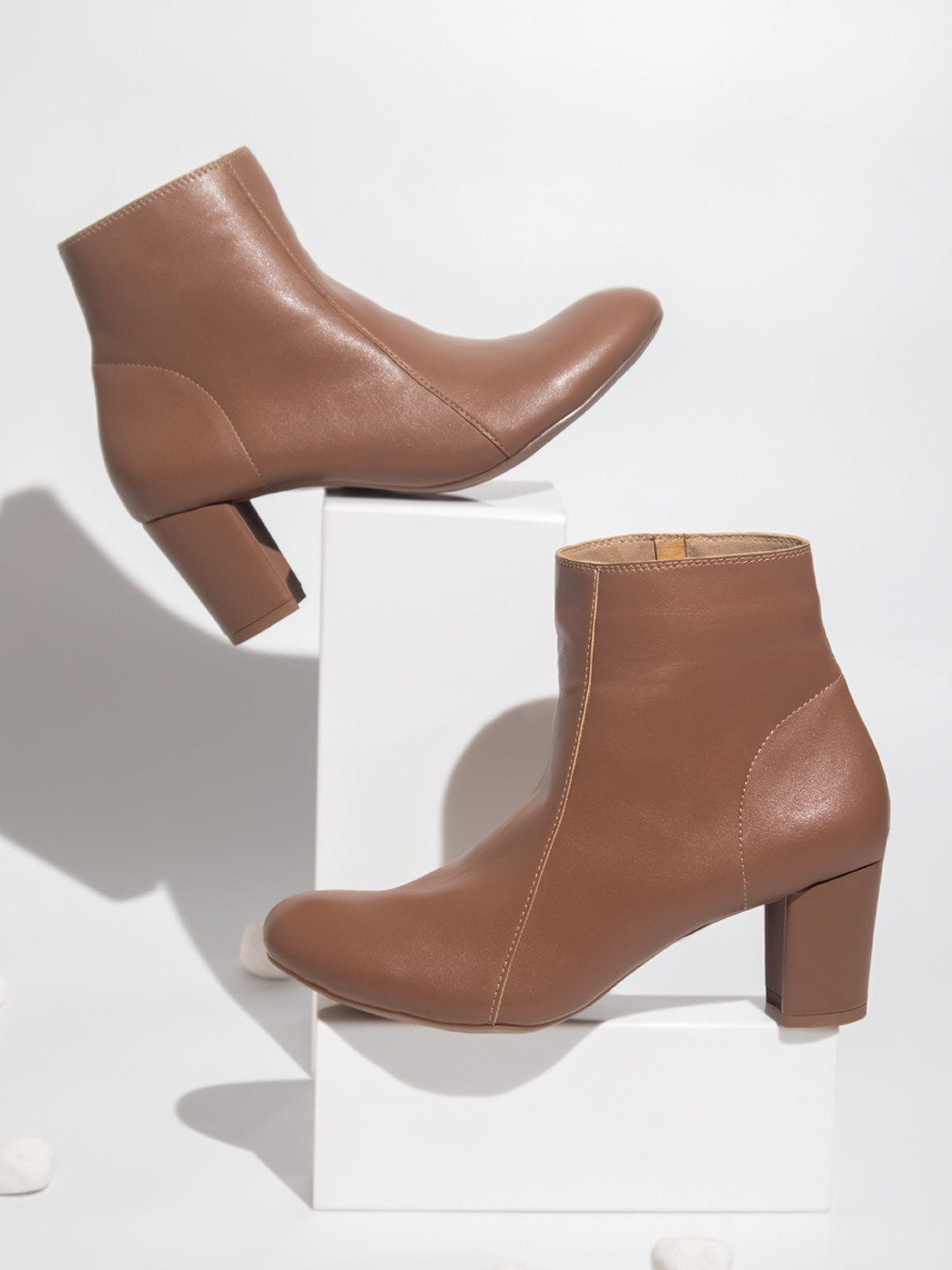 Inc 5 Block Heeled Regular Boots