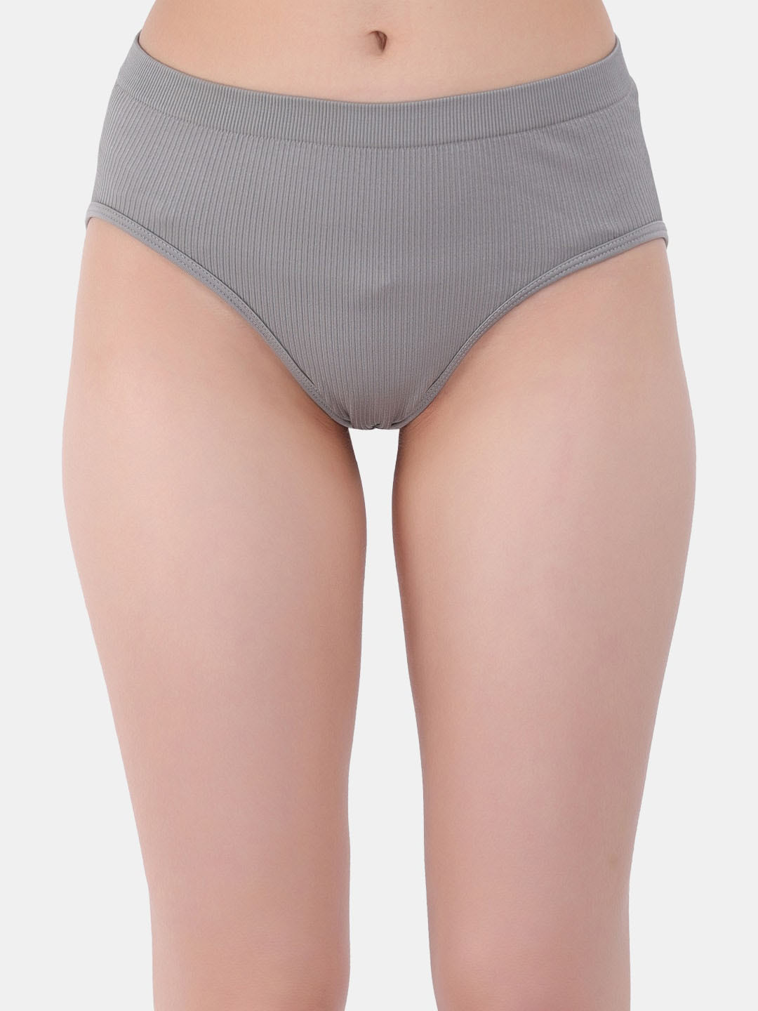 Amour Secret Women Mid-Rise Anti Bacterial Hipster Briefs P0026_Gry