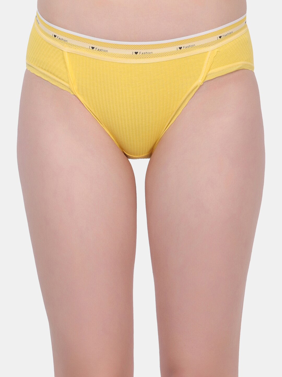 Amour Secret Women Mid-Rise Anti Bacterial Bikini Briefs P7029_Ylw