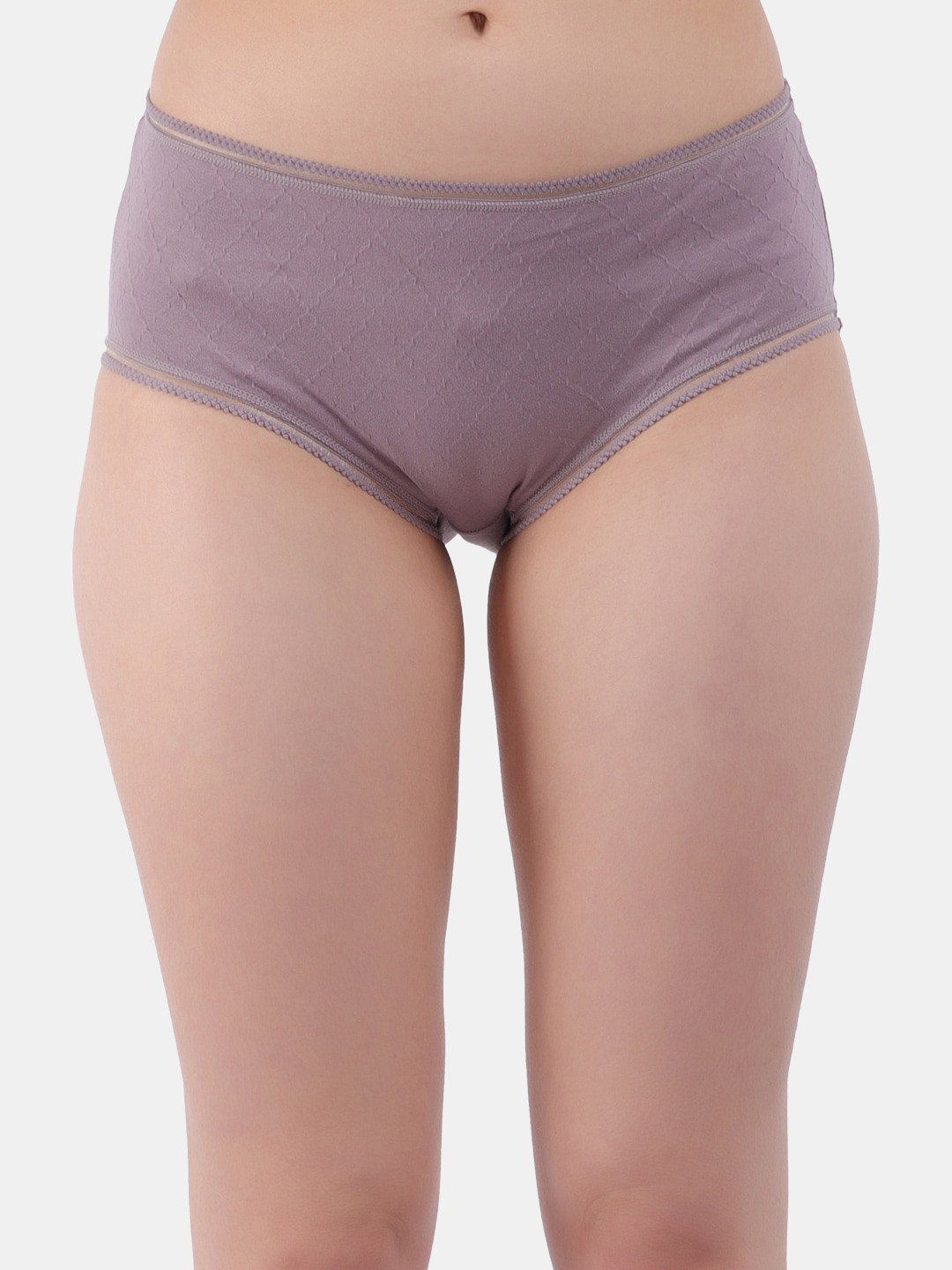 Amour Secret Women Self Design Anti Bacterial Mid-Rise Hipster Briefs- P701_Muv