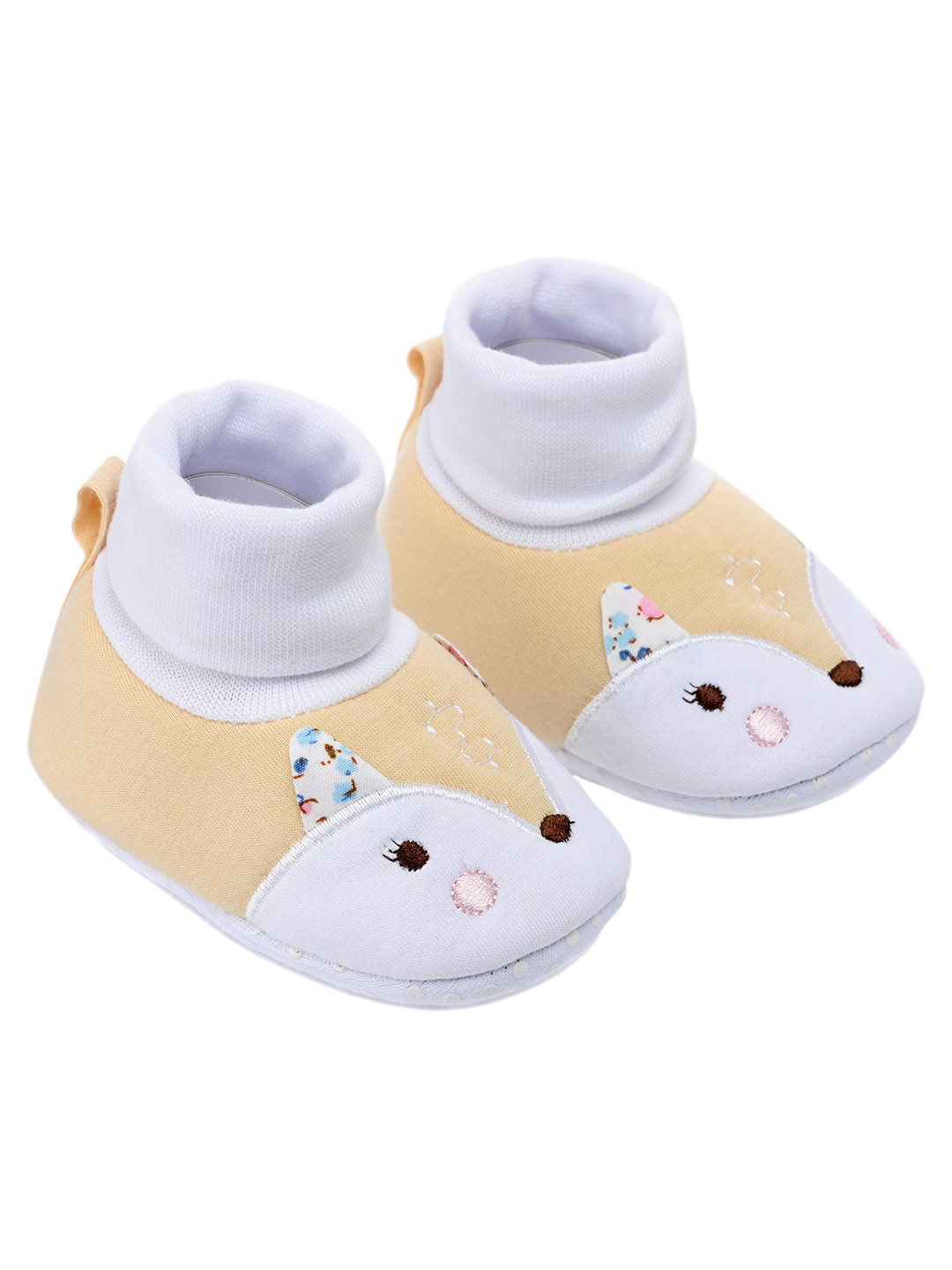 mothercare Infant Girls Animal Print & Applique Baggies Mid-Top Booties