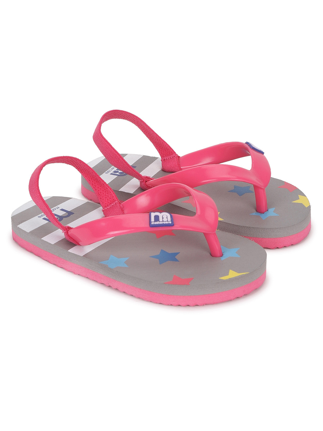 mothercare Kids Stars Printed Thong Flip-Flops