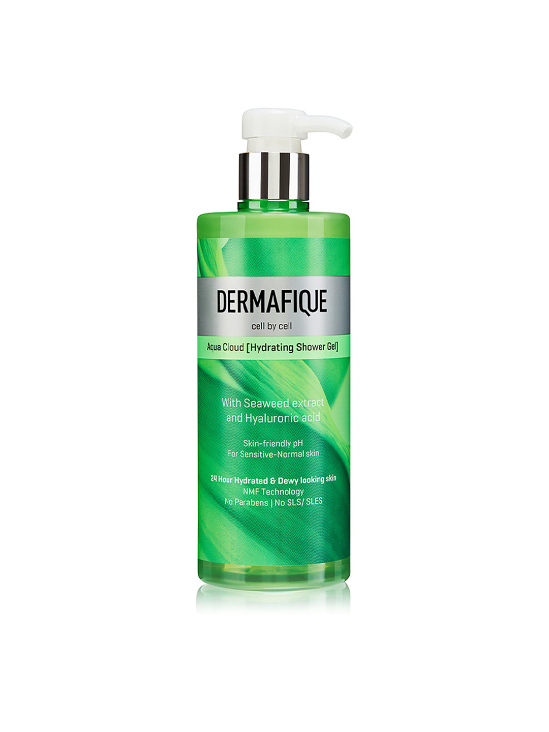 Dermafique Aqua Cloud Hydrating Shower Gel with Seaweed Extract & Hyaluronic Acid - 500 ml