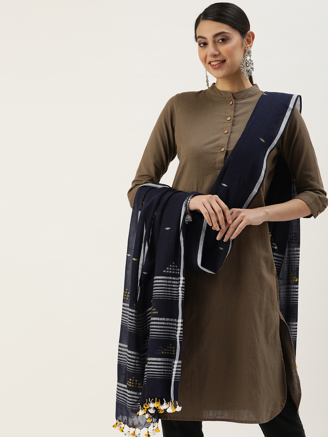 ArtEastri Jamdani Mul Cotton  Dupatta