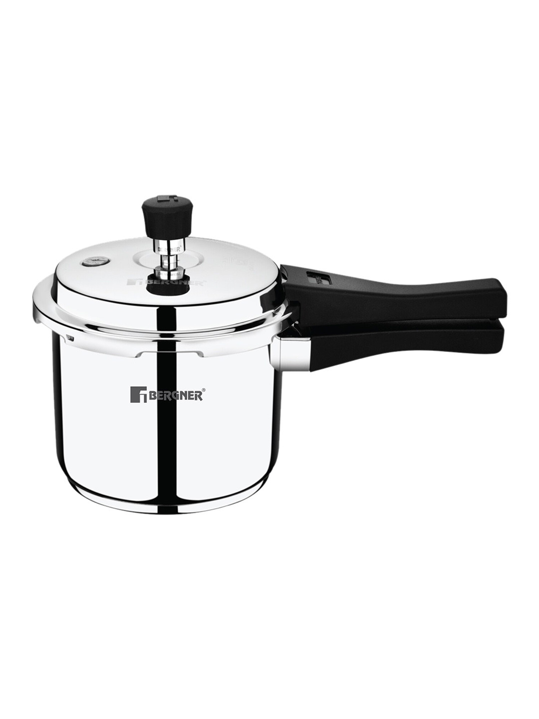 BERGNER Sorrento Stainless Steel Induction Base Outer Lid Pressure Cooker-5 L