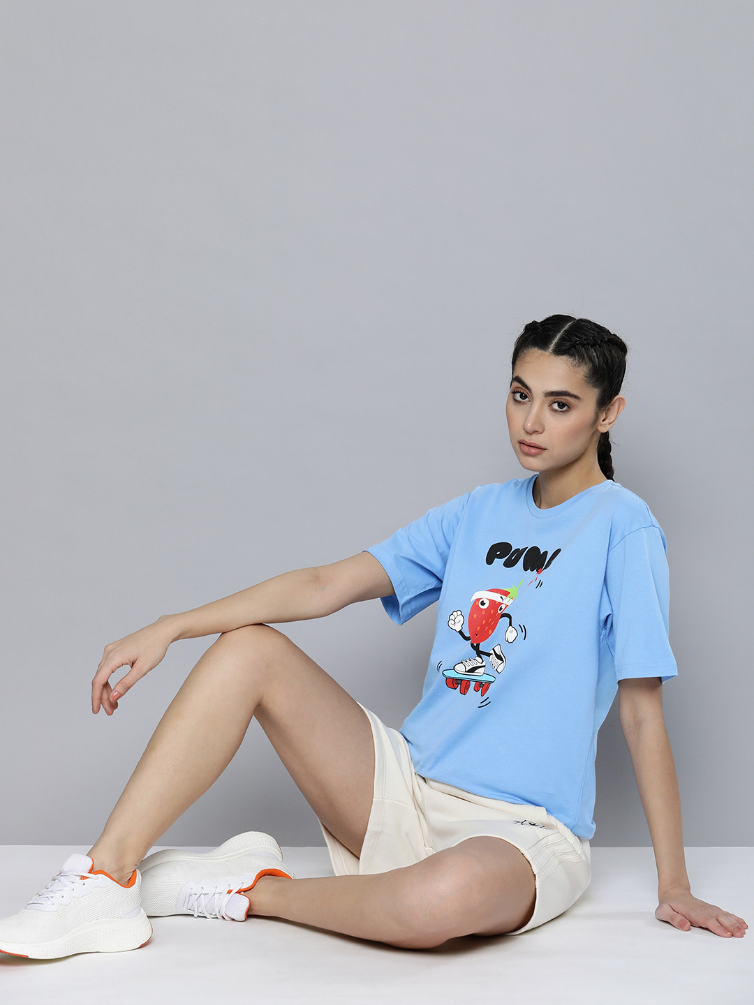 Puma Food Graphic Printed Relaxed Fit Pure Cotton T-shirt