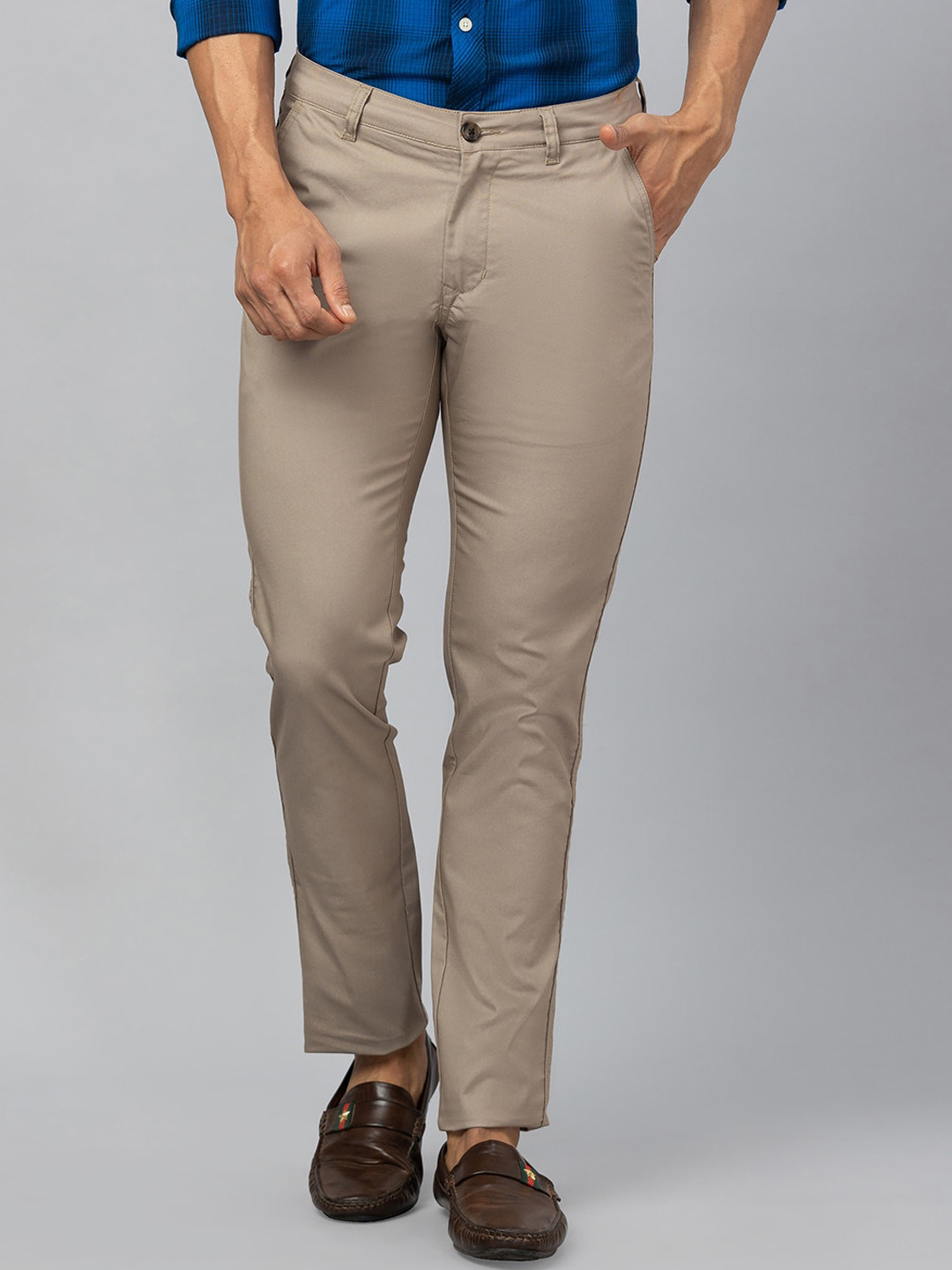 Globus Men Slim Fit Chinos Trousers