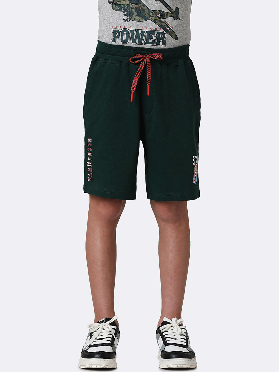 Van Heusen Boys High-Rise Smart Tech Easy Stain Release Sports Shorts