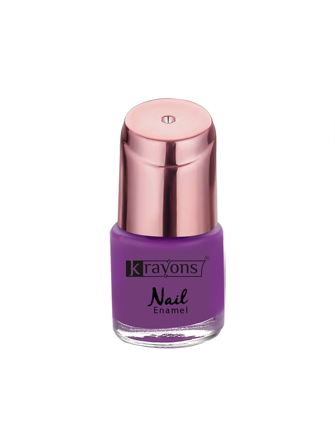 krayons Crazy Gel Long Lasting Nail Enamel 8 ml - True Purple 109